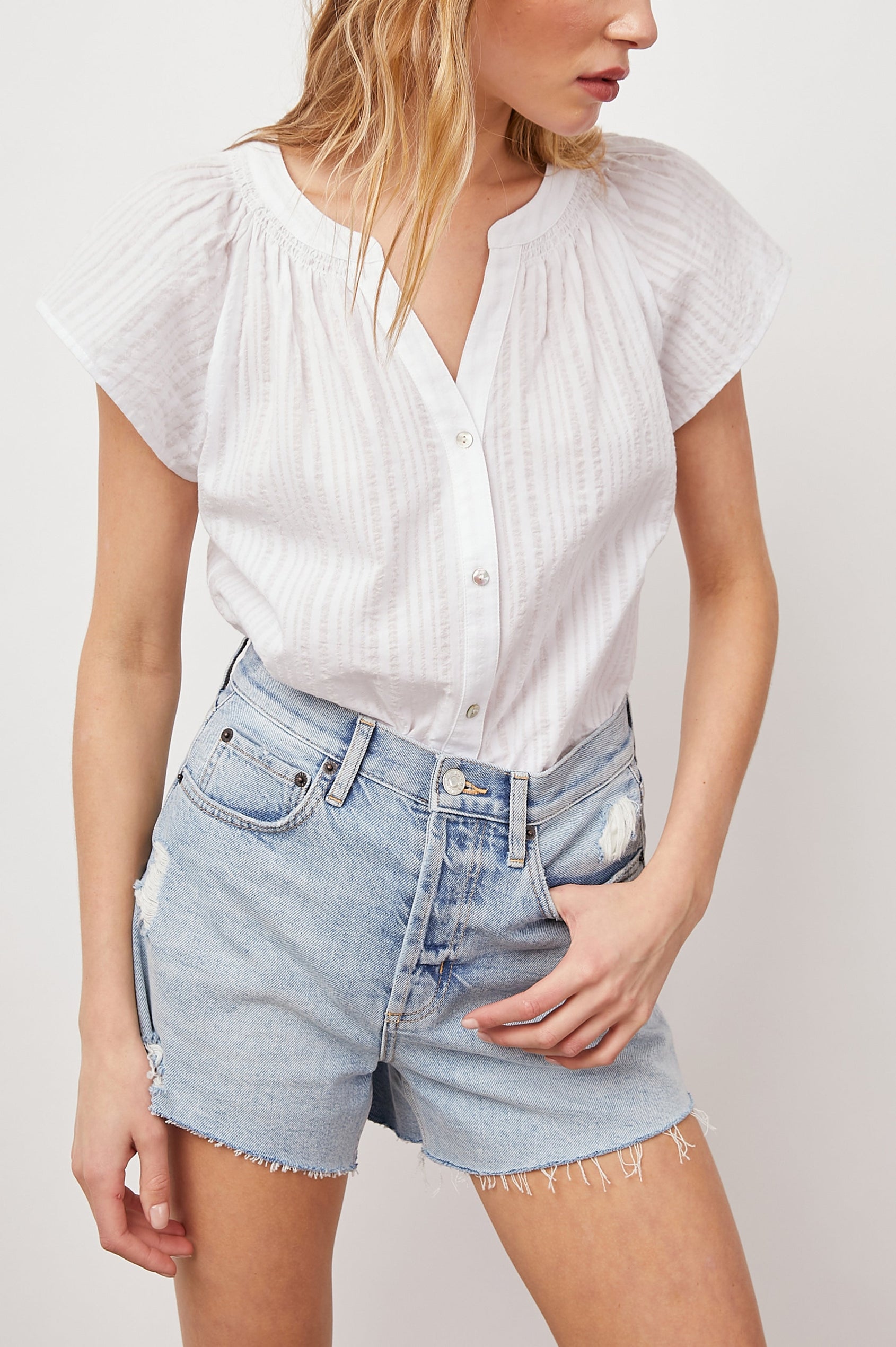 ALENA-POWDER-STRIPE-FRONT ANGLE