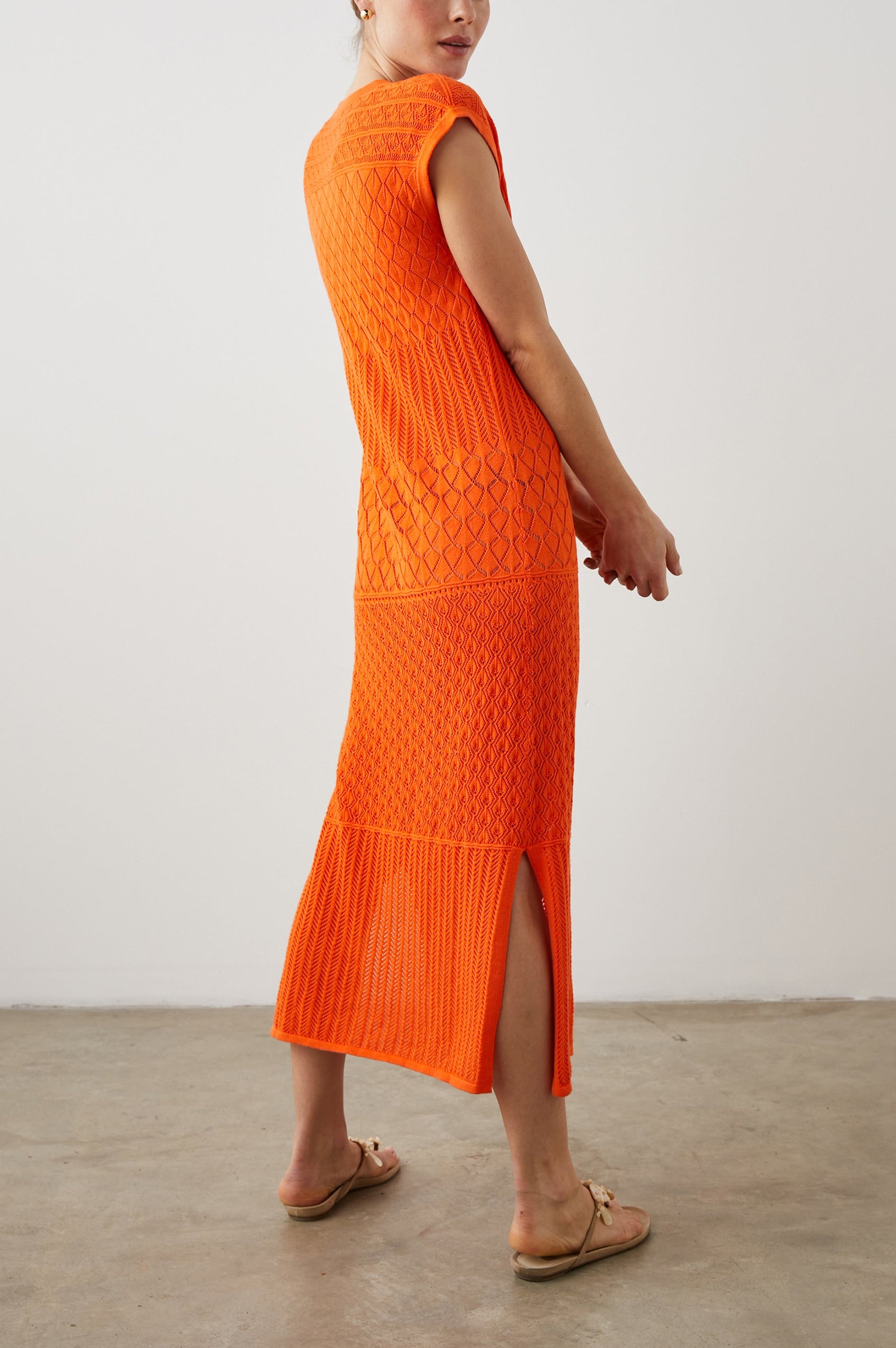 ASHLEY DRESS ARANCIONE - BACK BODY