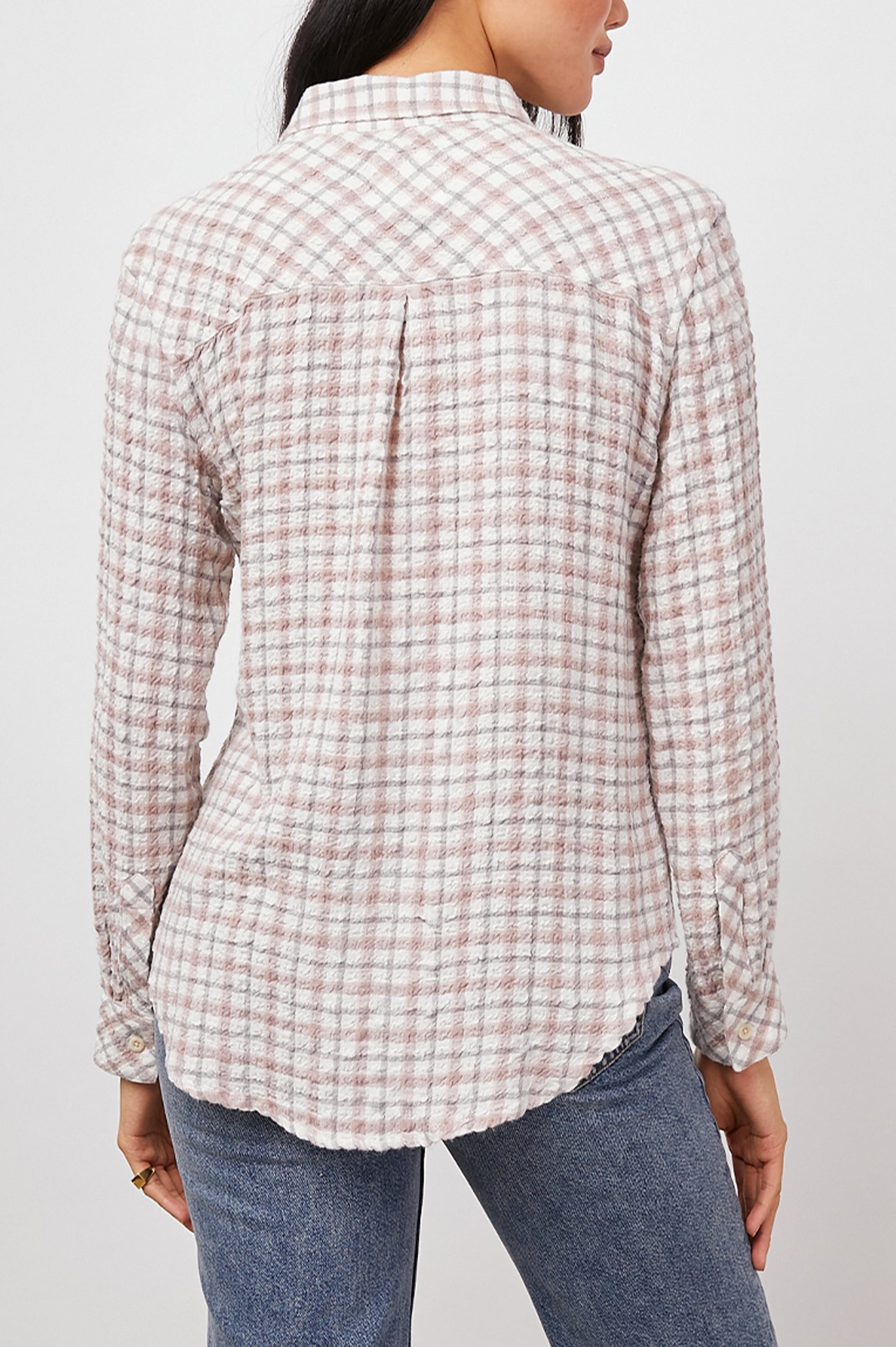BRADY SHIRT - POWDER STEEL BLUSH