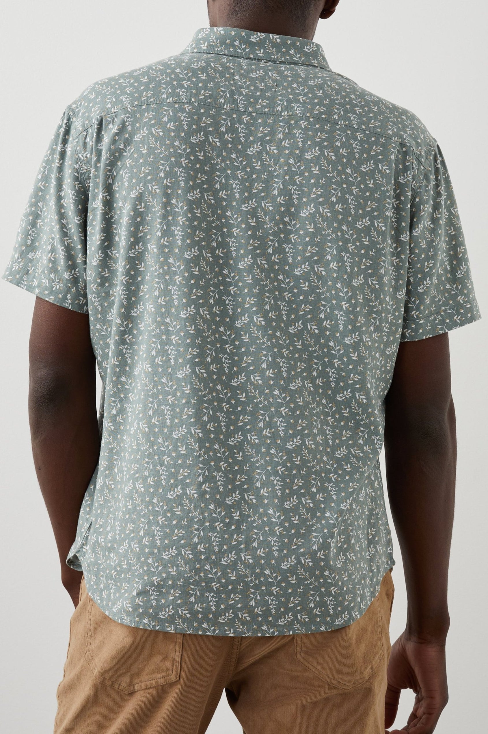 CARSON ACORN FORAGE MINT SHIRT - BACK