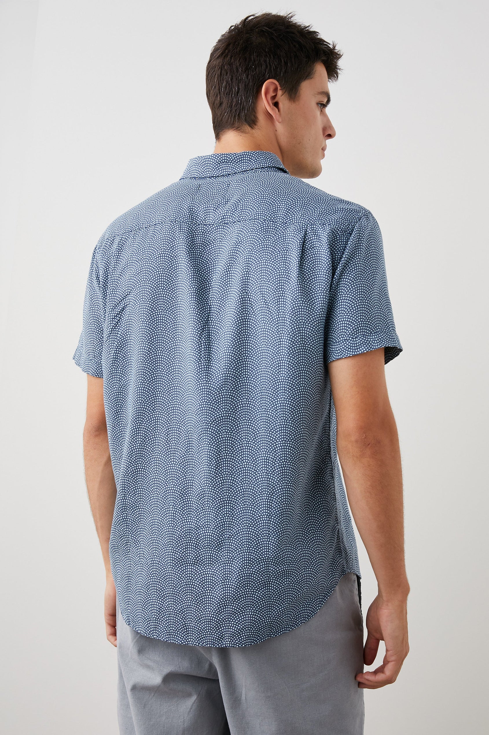 CARSON SHIRT EVENTIDE DEEP SEA - BACK