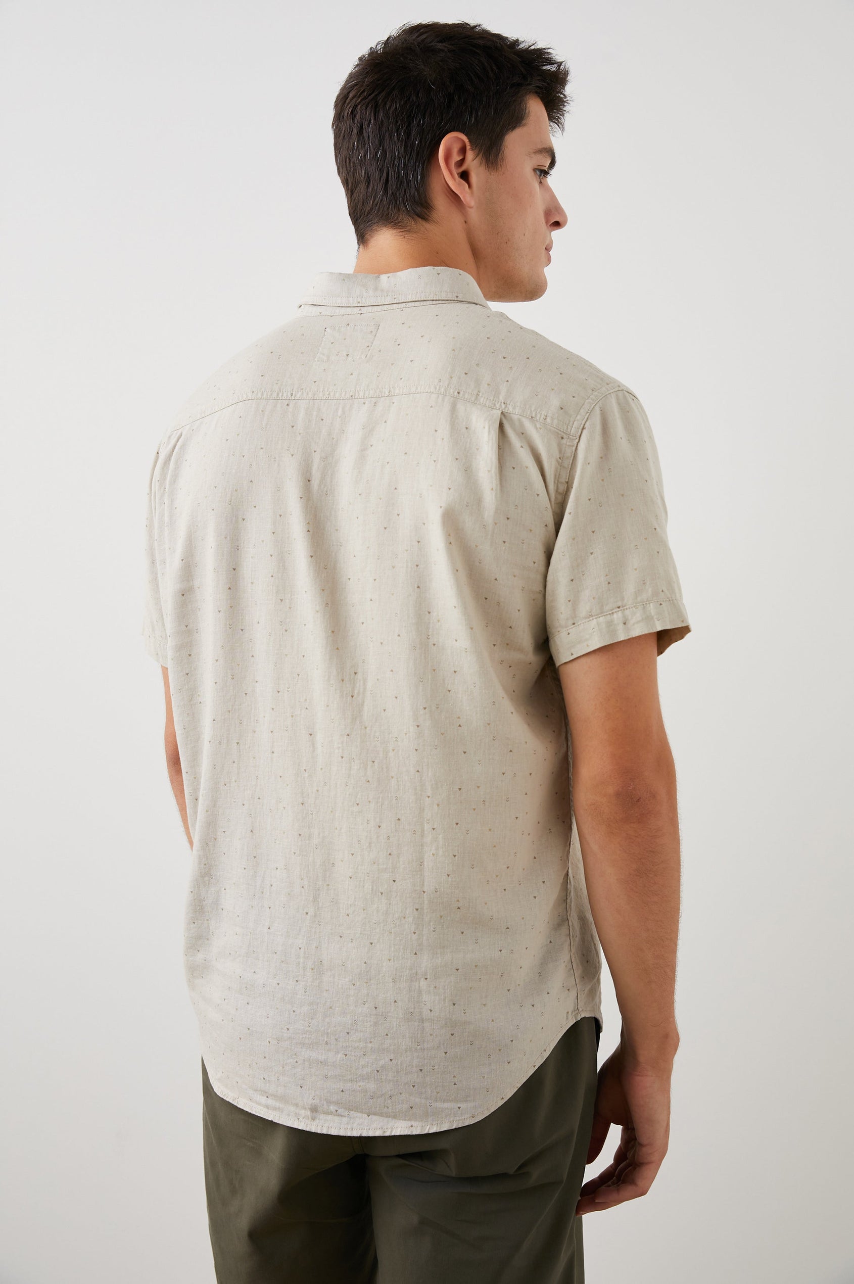 CARSON SHIRT TRIANGLE GEO RETRO PAPER - BACK