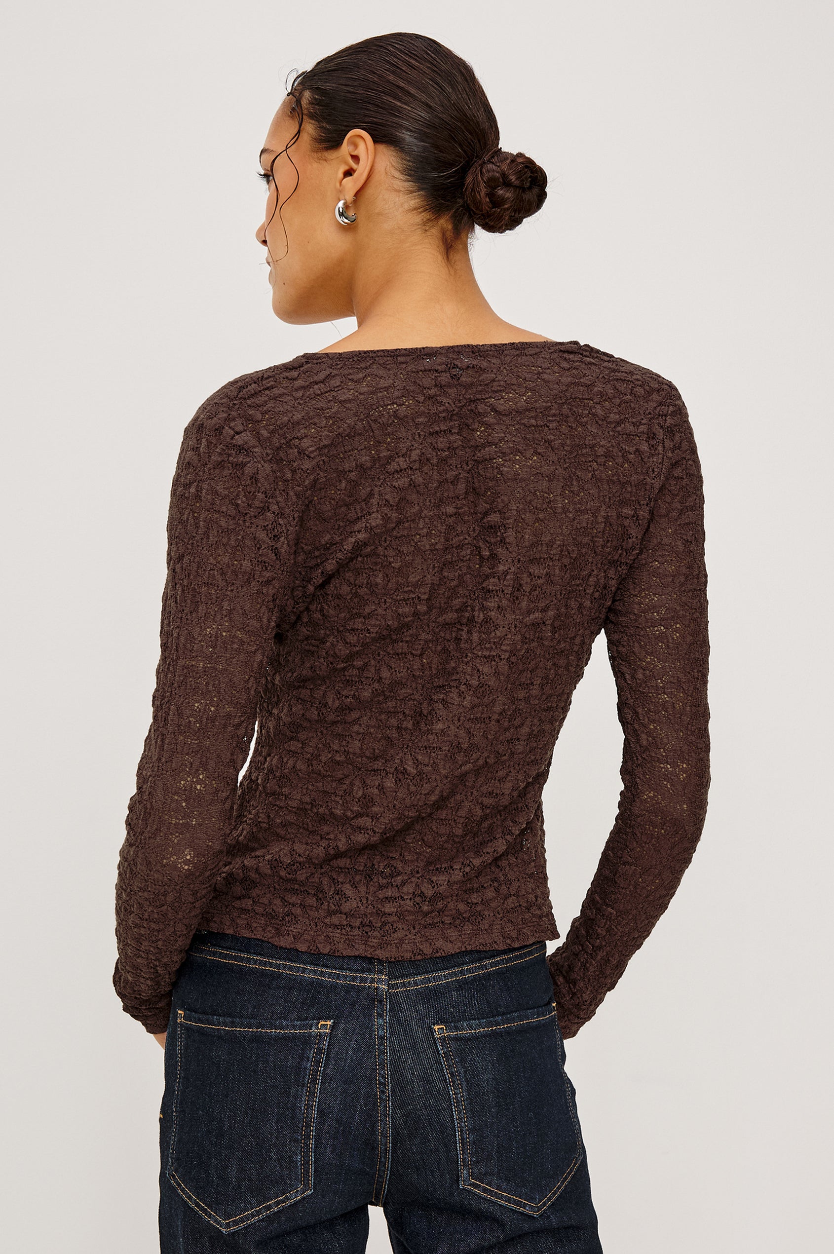CYRAH TOP - WALNUT