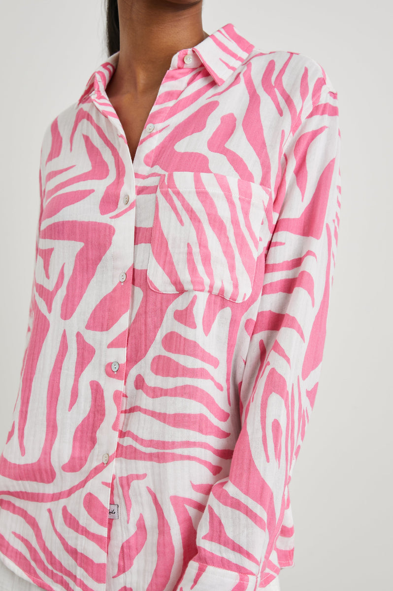 ELLIS SHIRT - PINK TIGER – Rails EU