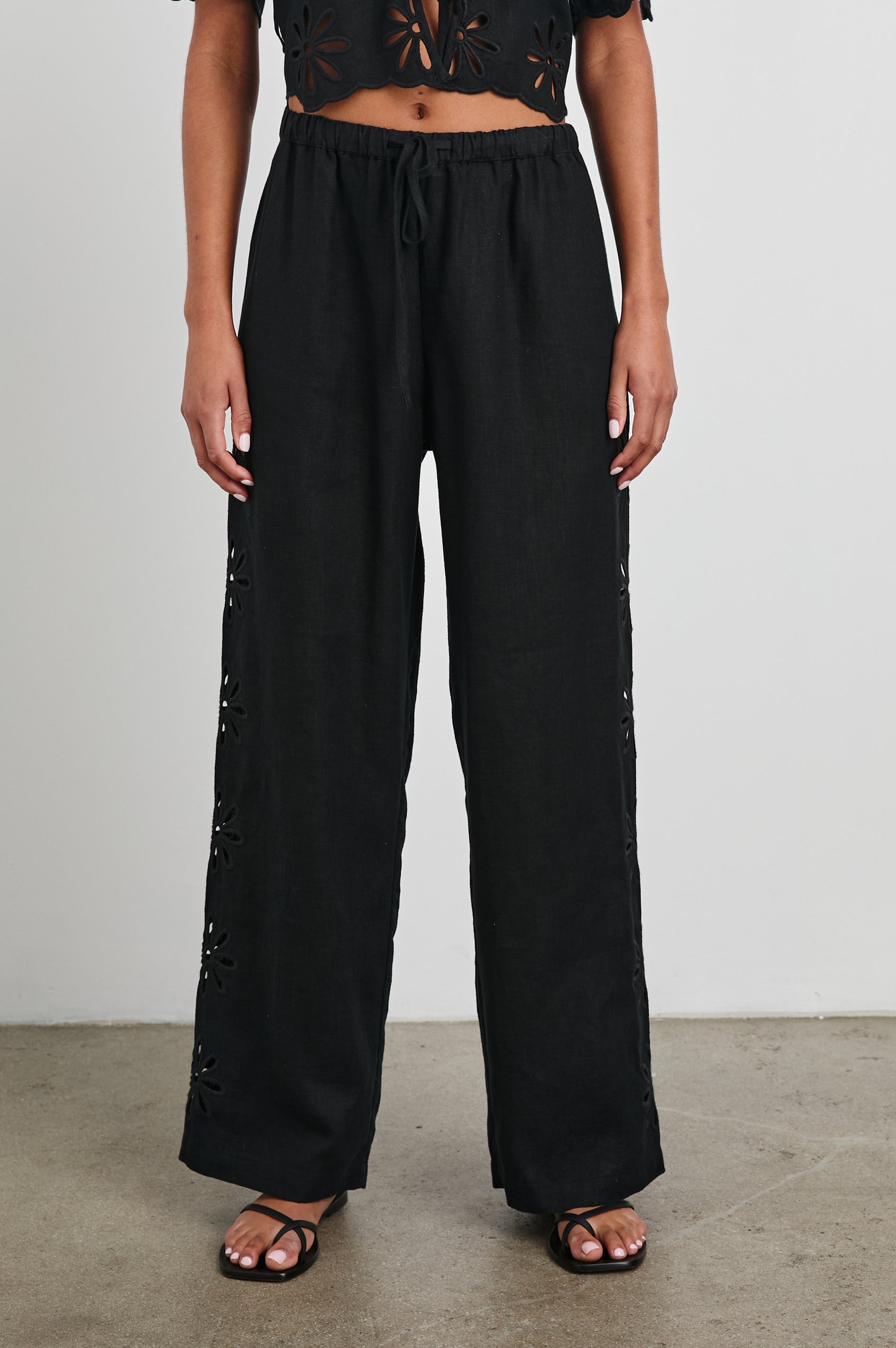 EMMIE-BLACK-EYELET-FULL FRONT BODY