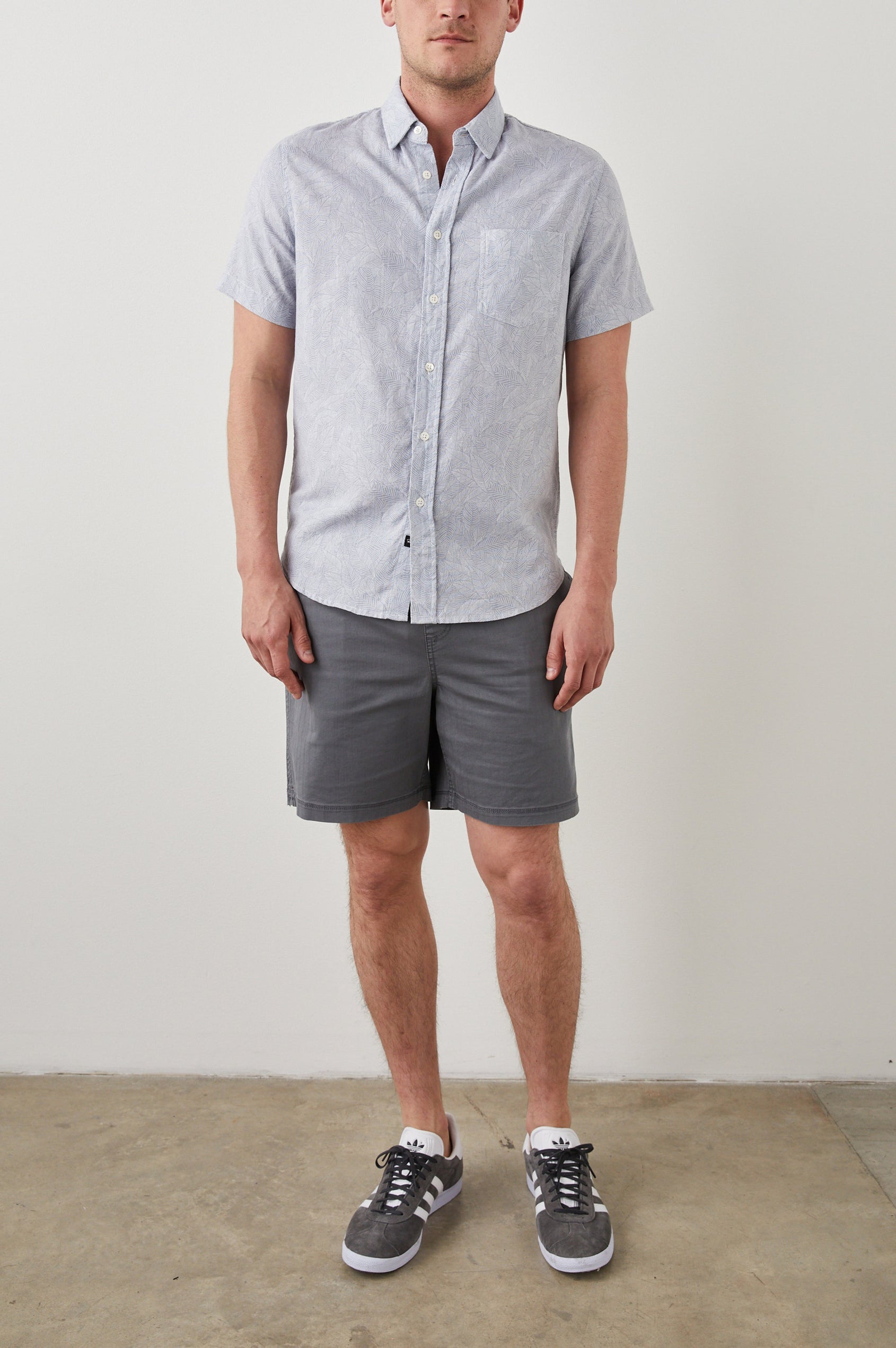 FAIRFAX AMAZON SUN BLUE SHIRT - FULL BODY