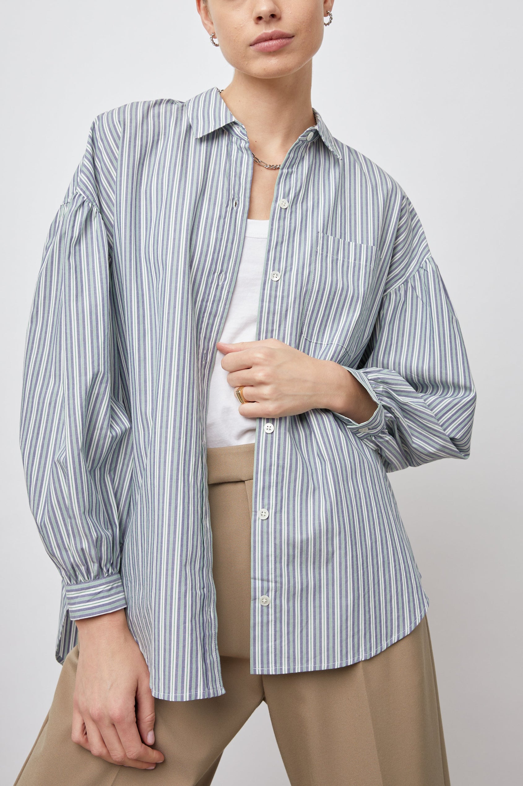 JANAE-BANK-STRIPE-FRONT ANGLE