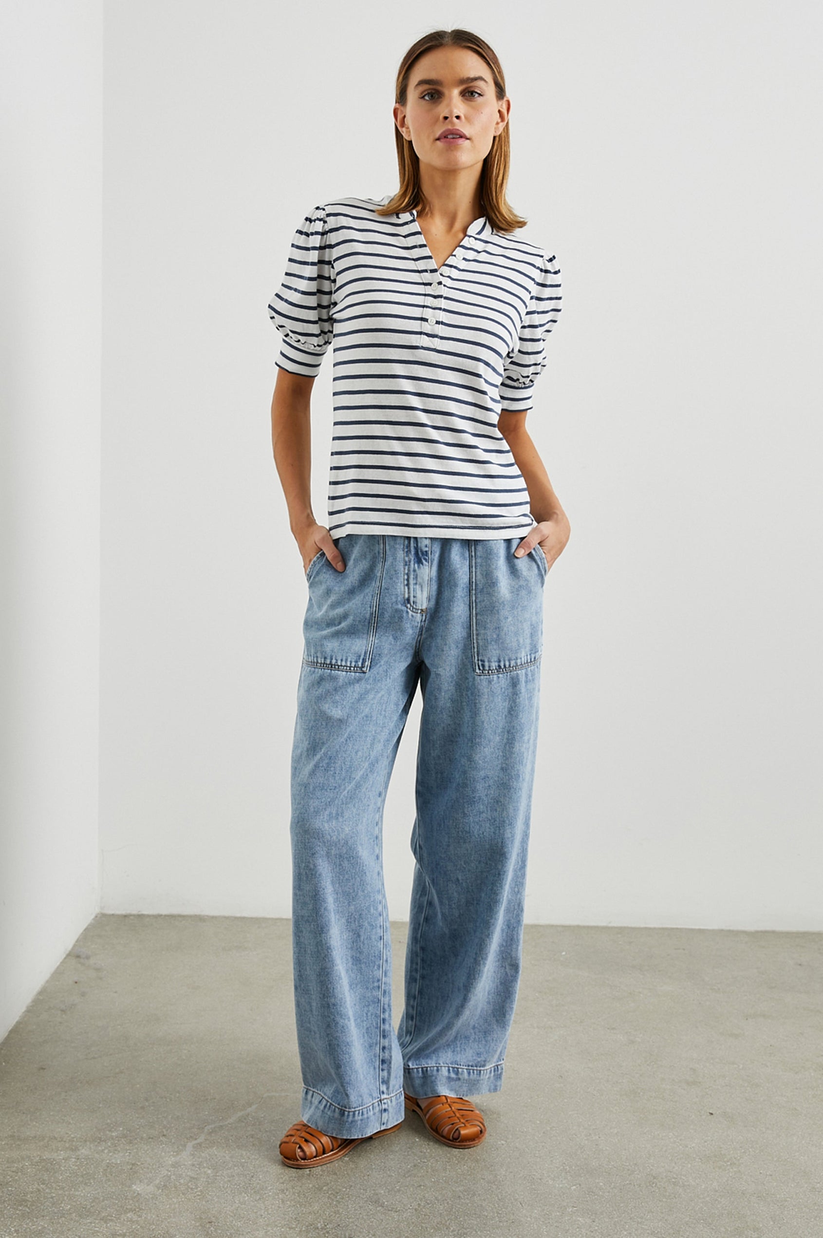 JEWEL-IVORY-NAVY-STRIPE-FULL FRONT BODY