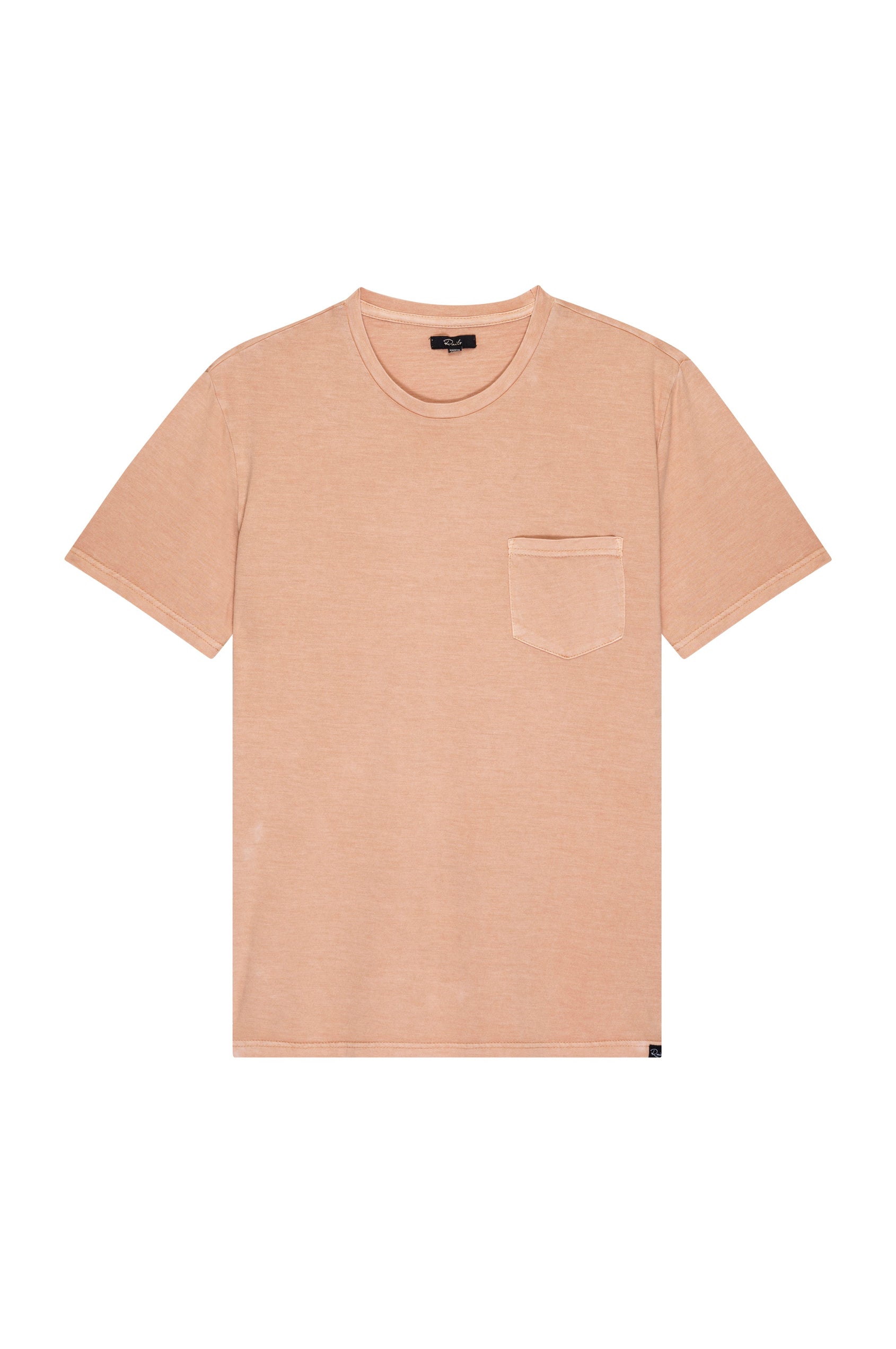 JOHNNY KUMQUAT SHORT SLEEVE CREW NECK WITH POCKET- FLAT