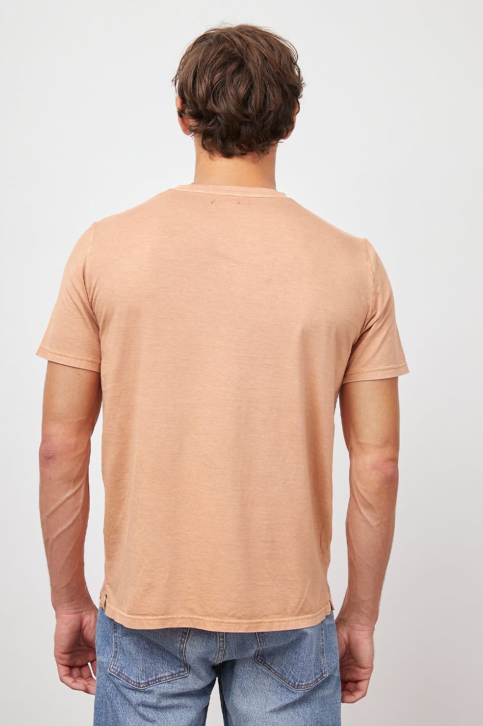 JOHNNY KUMQUAT SHORT SLEEVE CREW NECK WITH POCKET-BACK