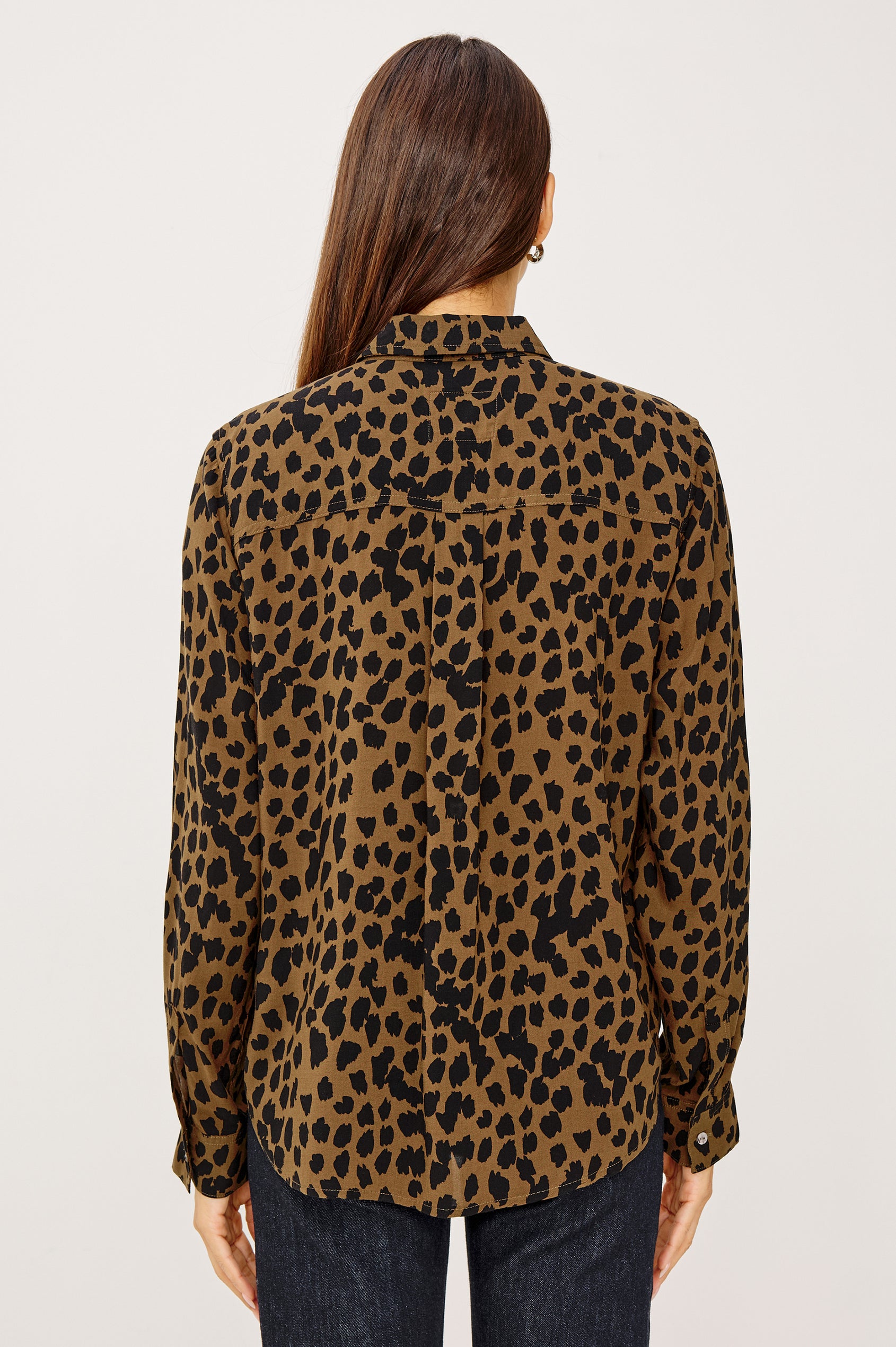 JOSEPHINE SHIRT - TEAK SPOTTED