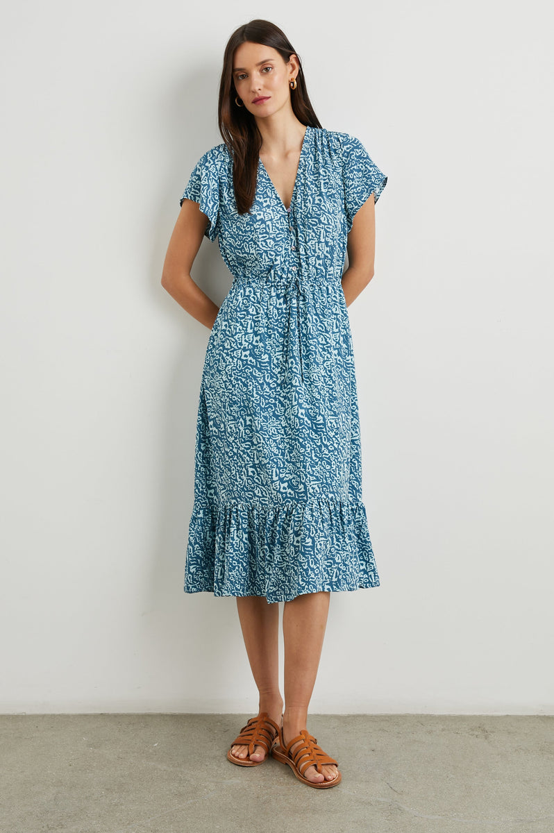Kiki Dress Emerald Multi