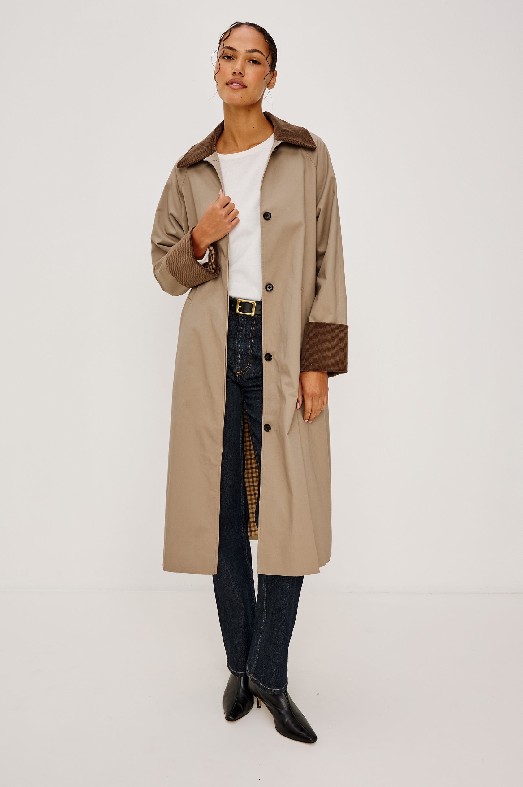 LEVY COAT  - KHAKI