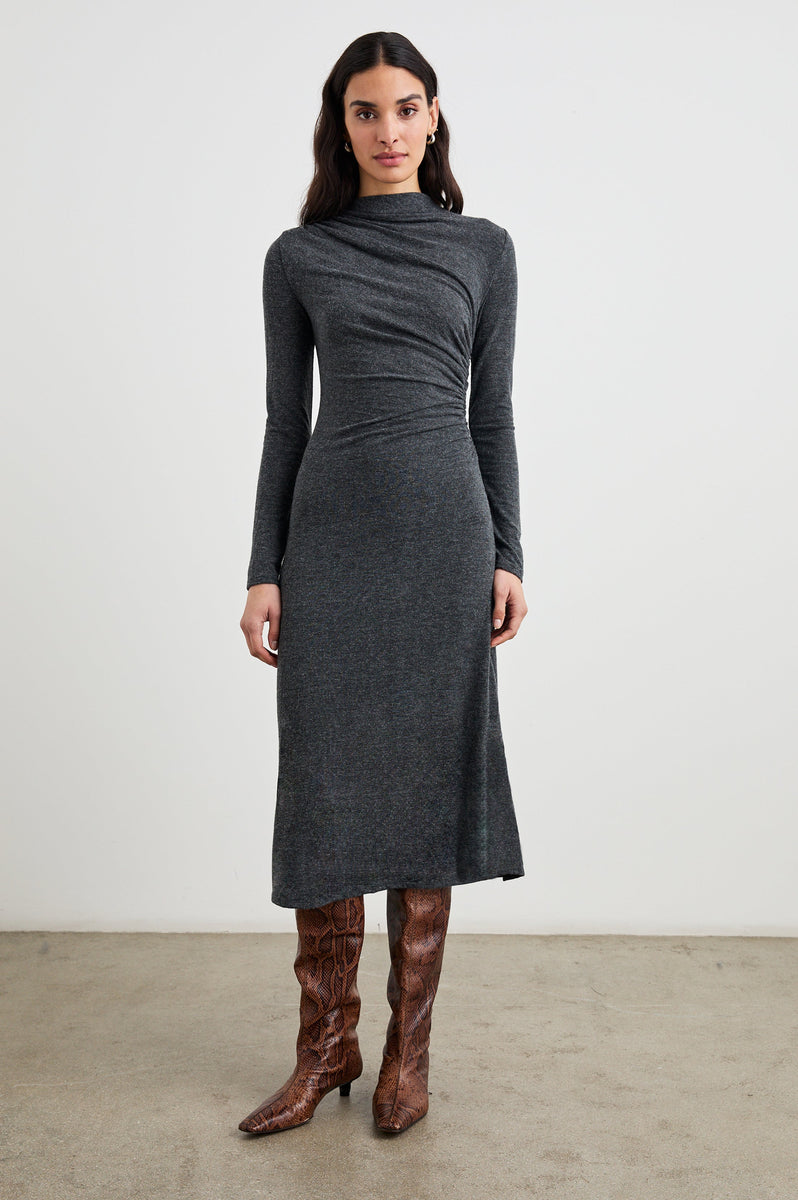 MARGARET DRESS - CHARCOAL  Rails EU