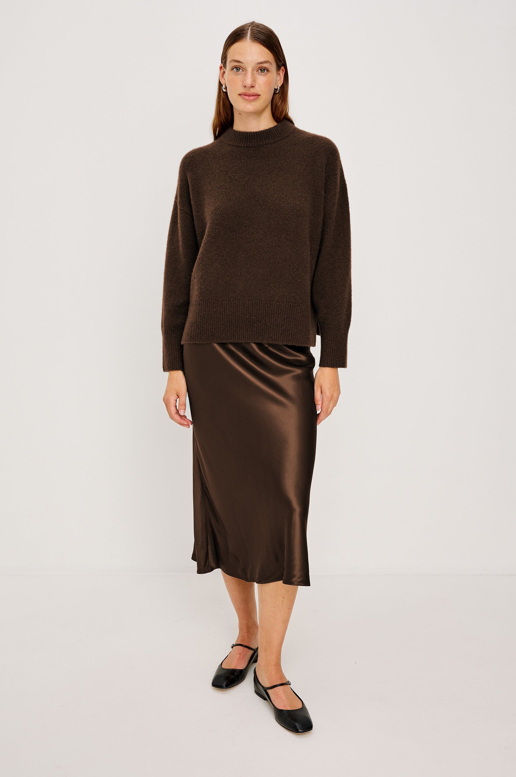 MIRANDA SWEATER - CHOCOLATE