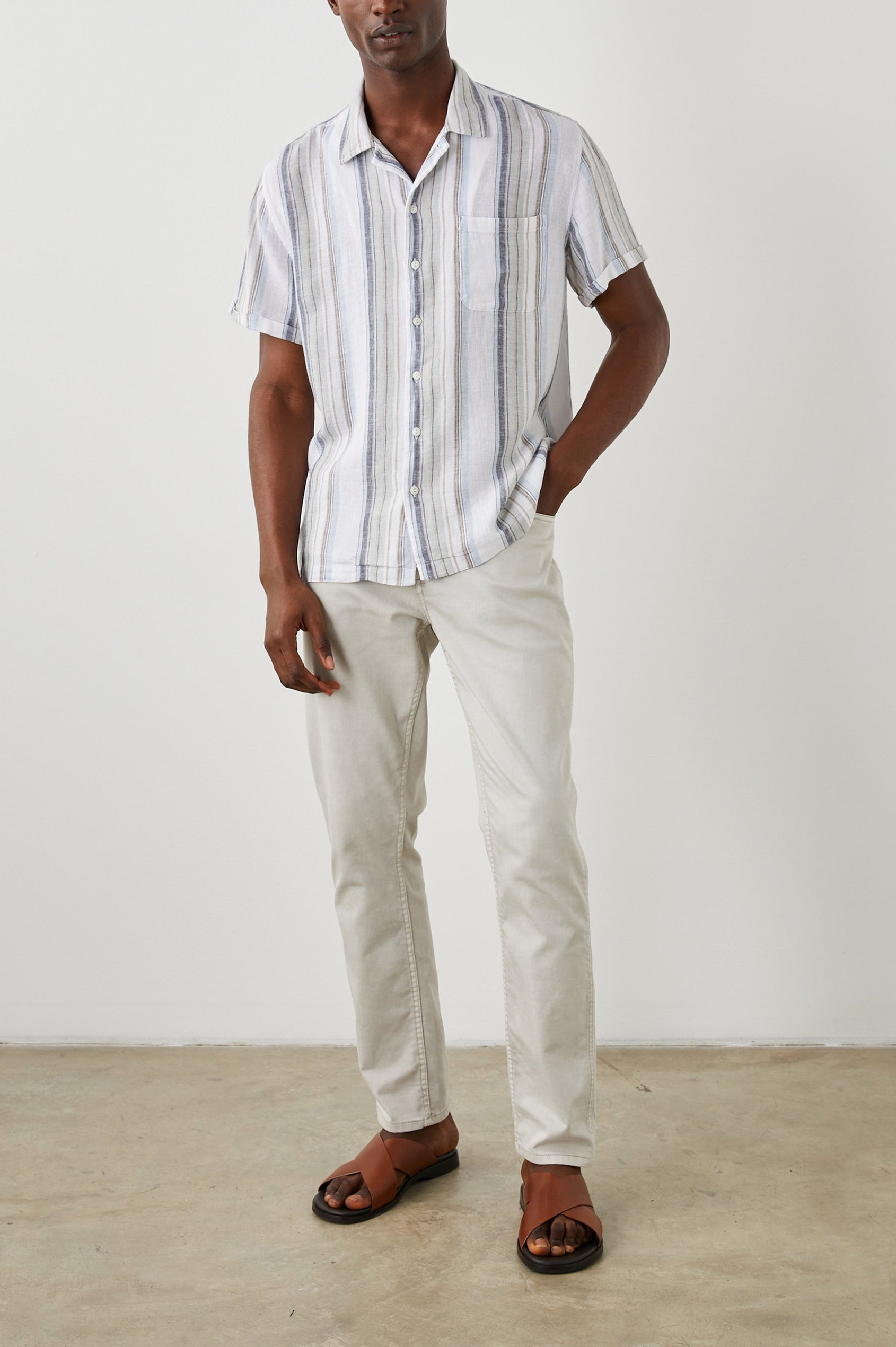 MORENO SHIRT - BRUMA STRIPE