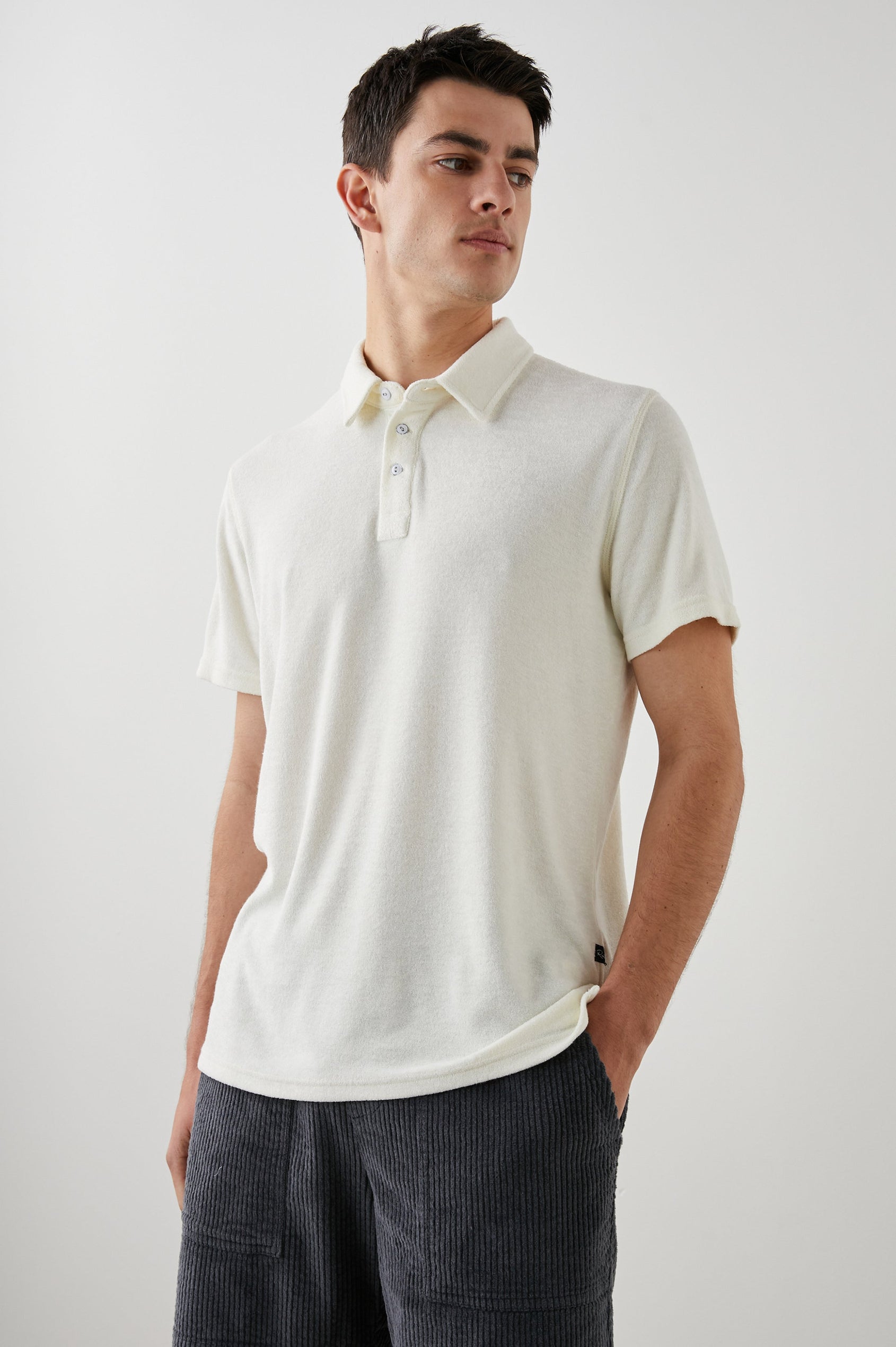 RHEN POLO SHIRT - PEARL