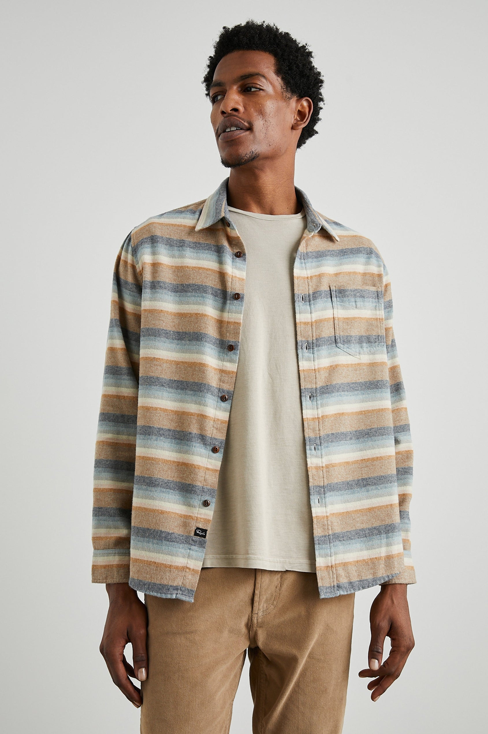 RUNSON SANTA FE STRIPE SHIRT - FRONT