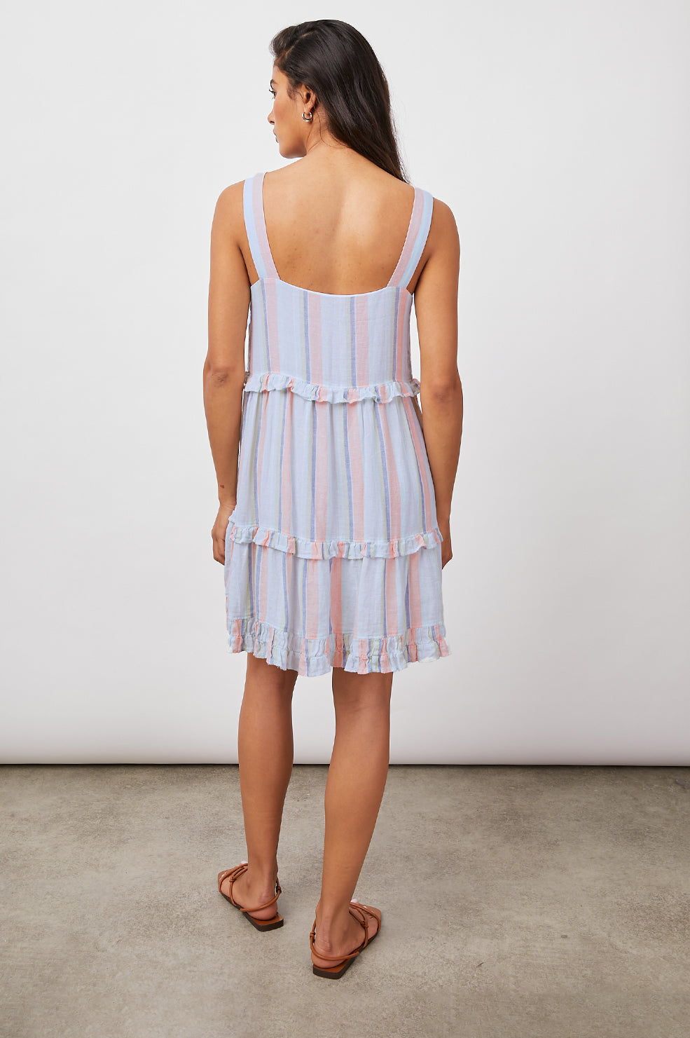 SANDY DRESS - BIARRITZ MULTI STRIPE