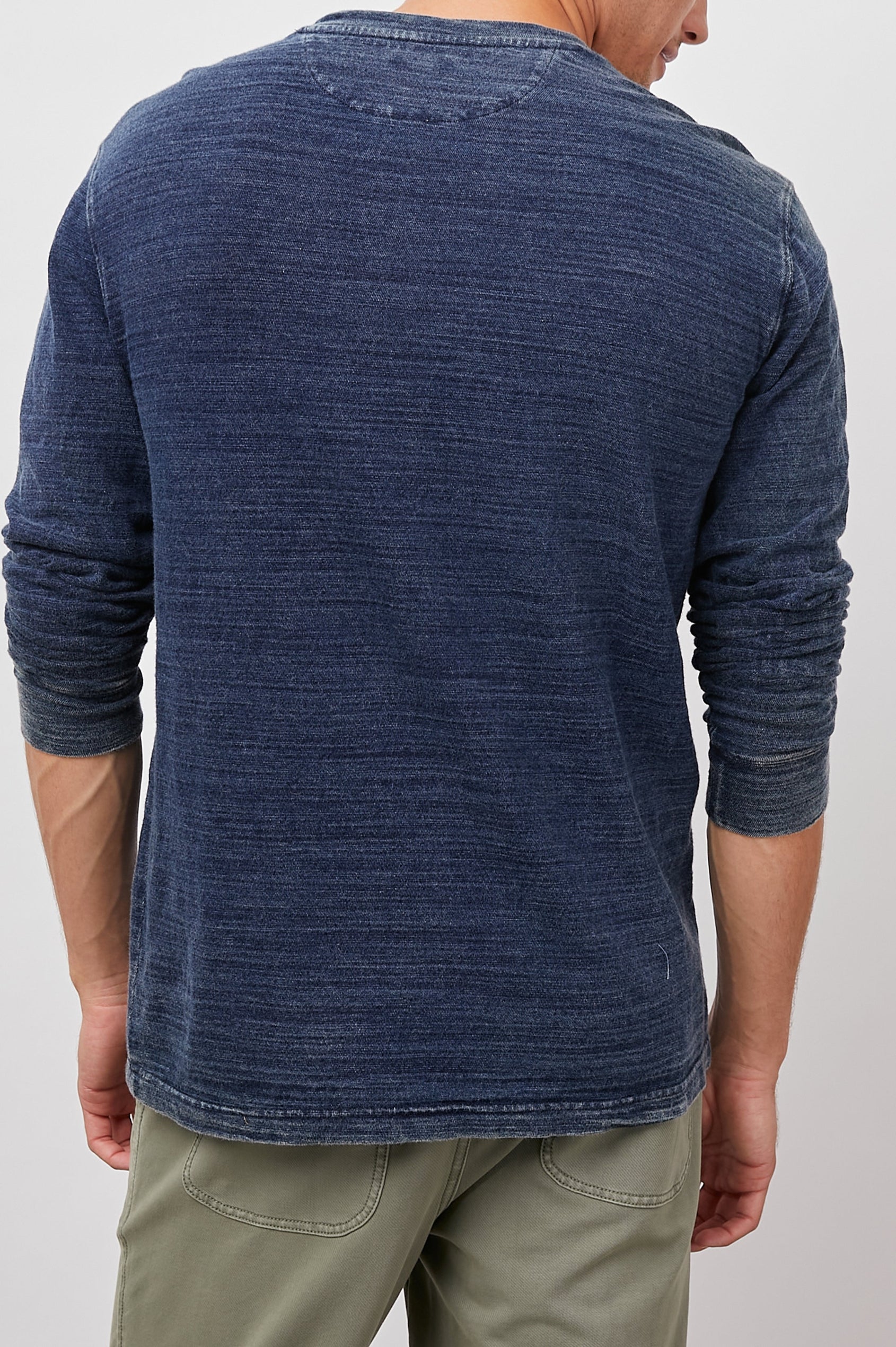 SKHI HENLEY - DARK WASH - BACK BODY