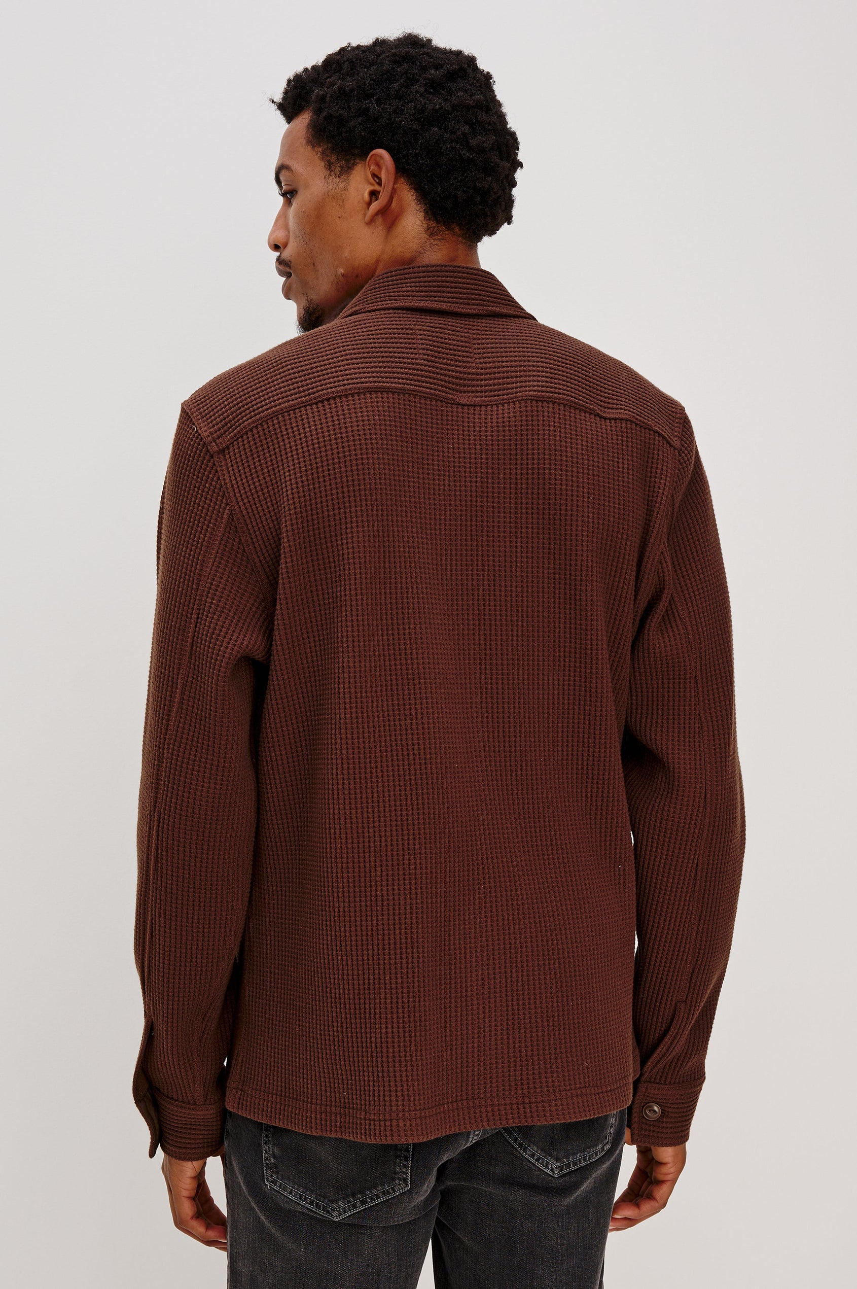 WELLS OVERSHIRT - CHOCOLATE
