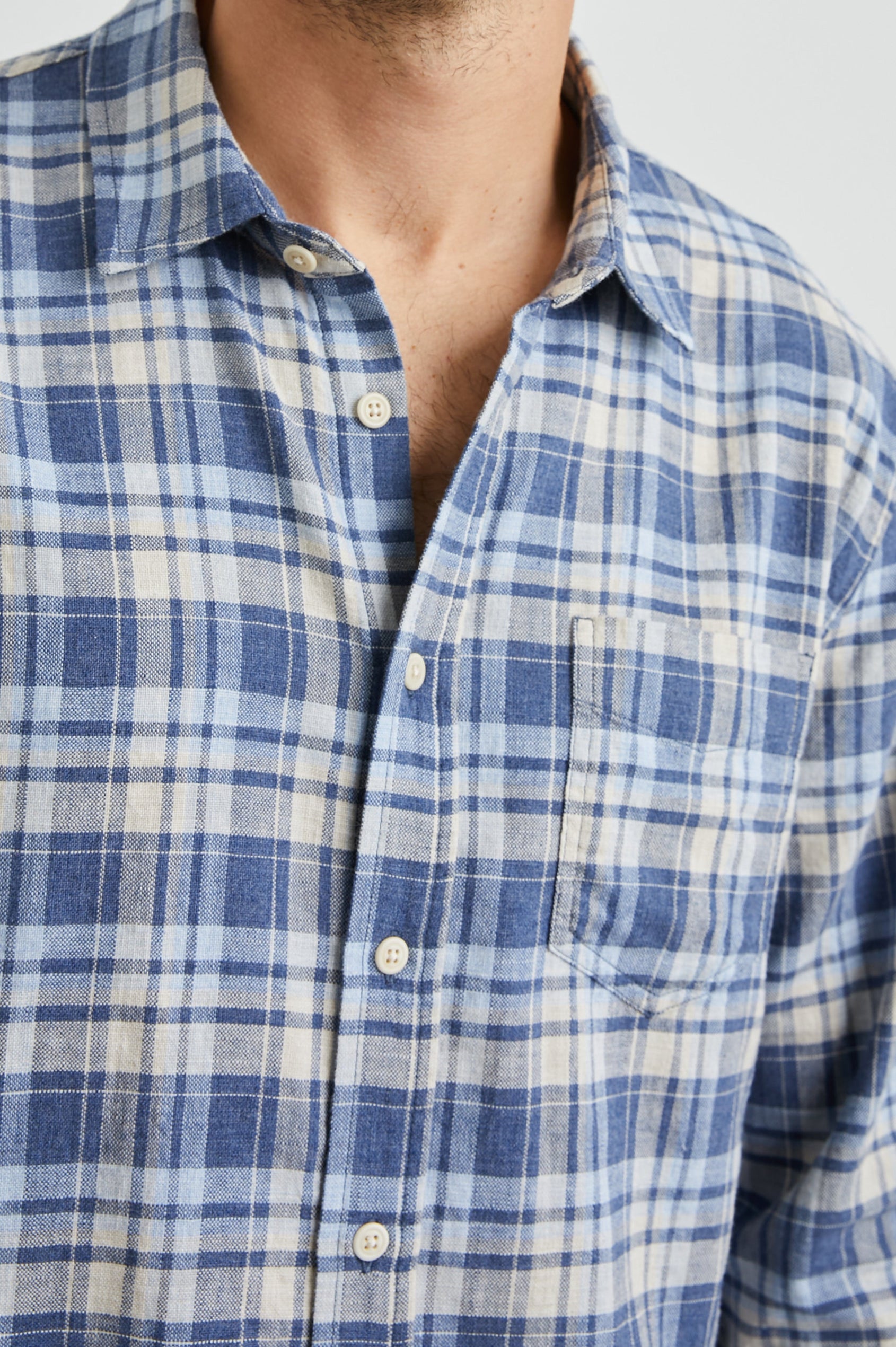 WYATT NAVY SORGHUM OXFORD - DETAILS