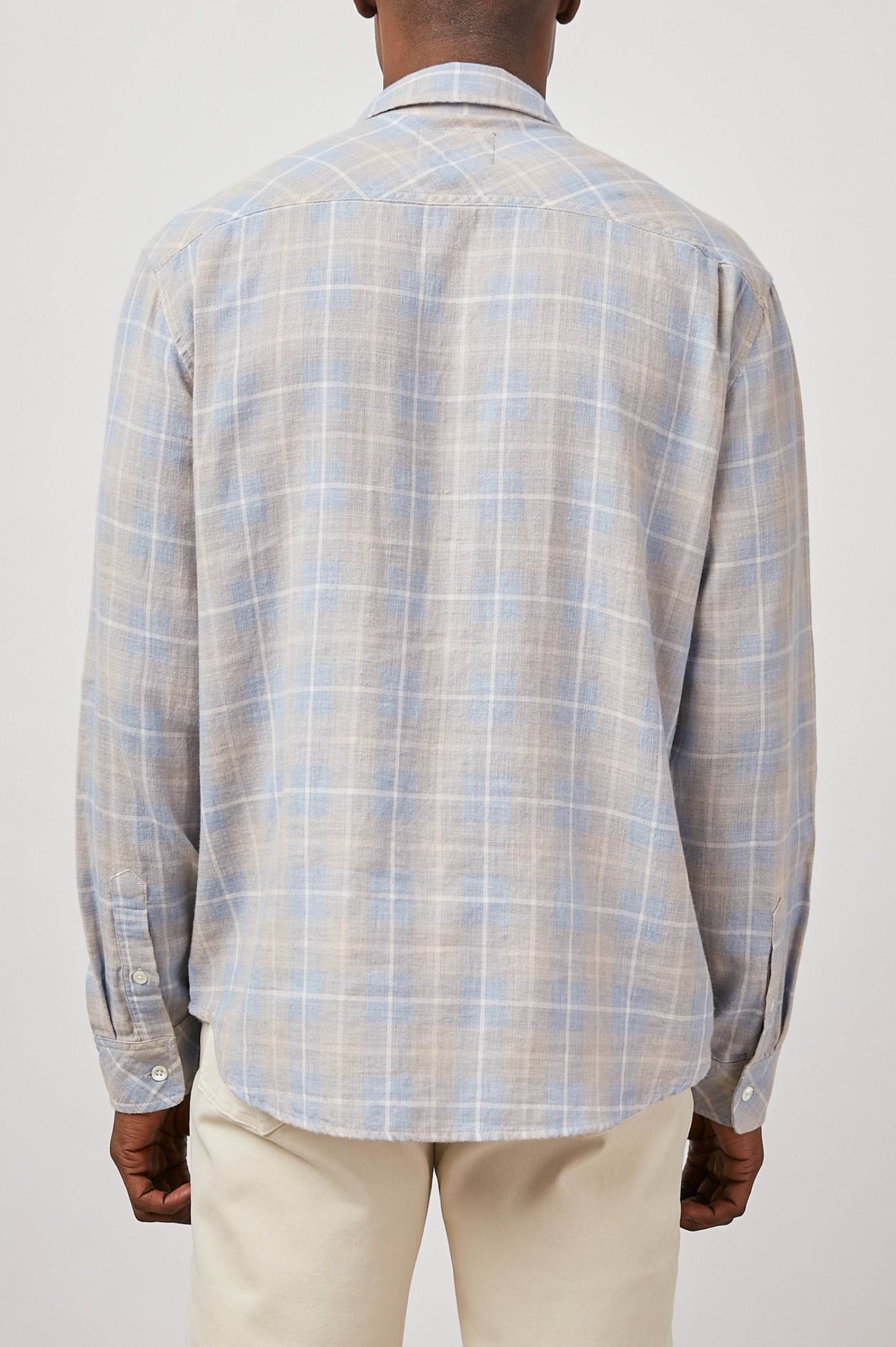 WYATT SHIRT - SHORELINE PEACH TIDE
