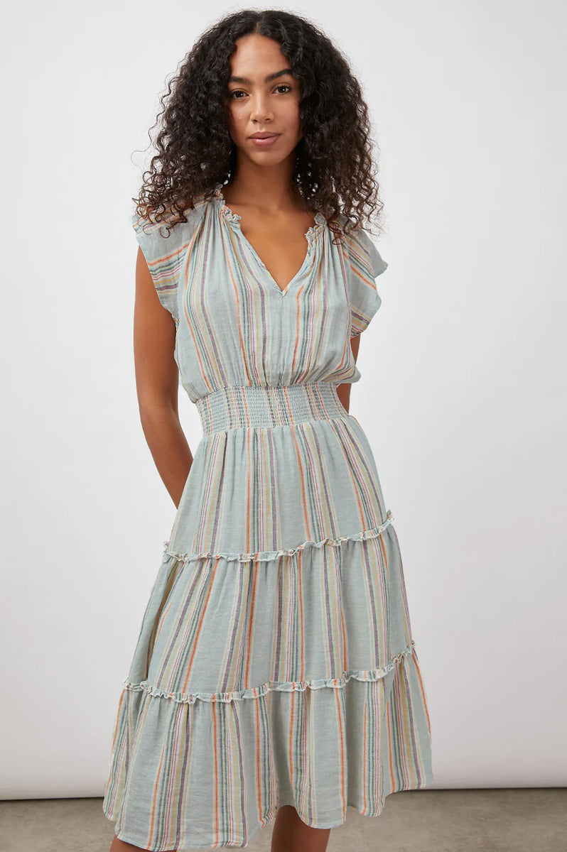 AMELLIA DRESS - SAG HARBOUR STRIPE – Rails EU