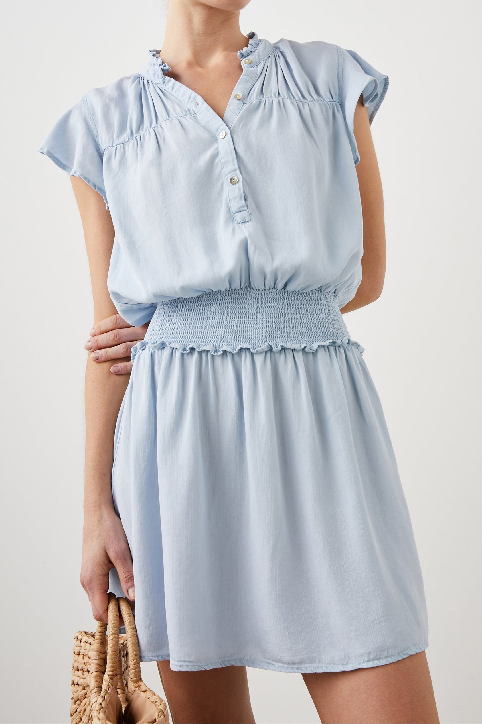 AMINA DRESS LIGHT VINTAGE - FRONT