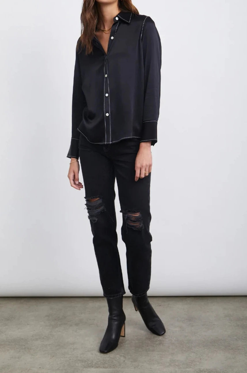ANDREA BLACK TOP- FULL FRONT BODY