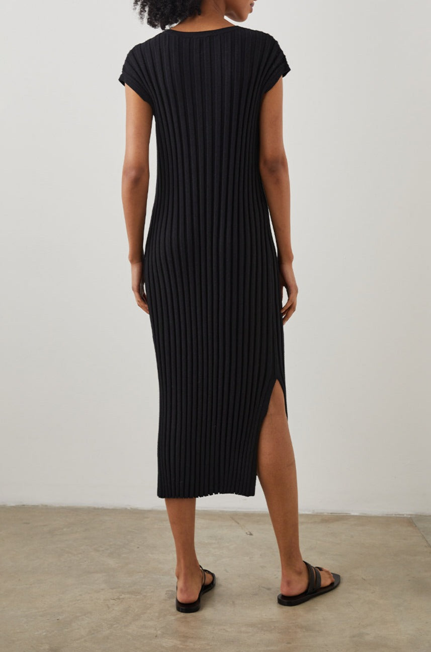 ASHLEY BLACK DRESS - BACK BODY