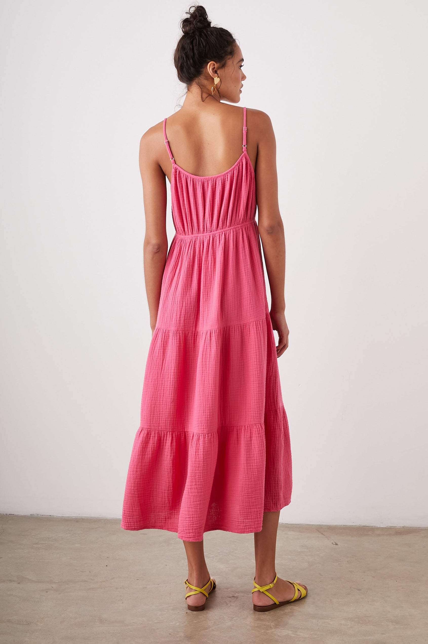 BLAKELY DRESS HIBISCUS - BACK FULL BODY