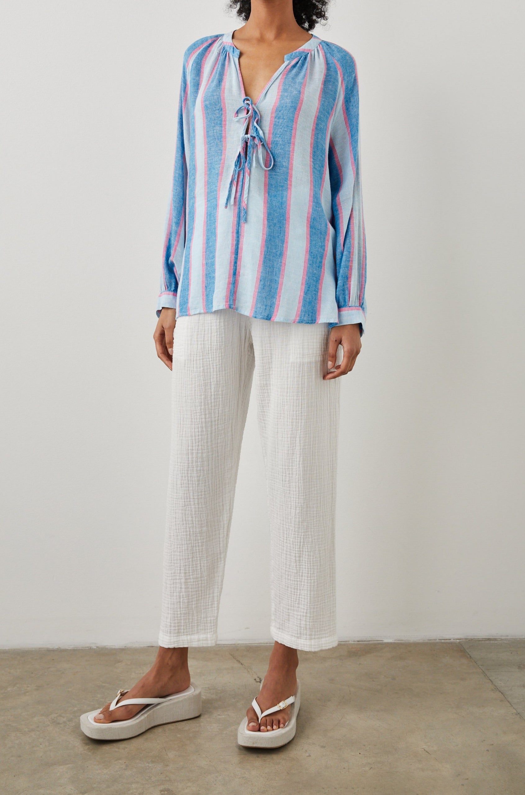 BRIELLE TOP - KONA STRIPE
