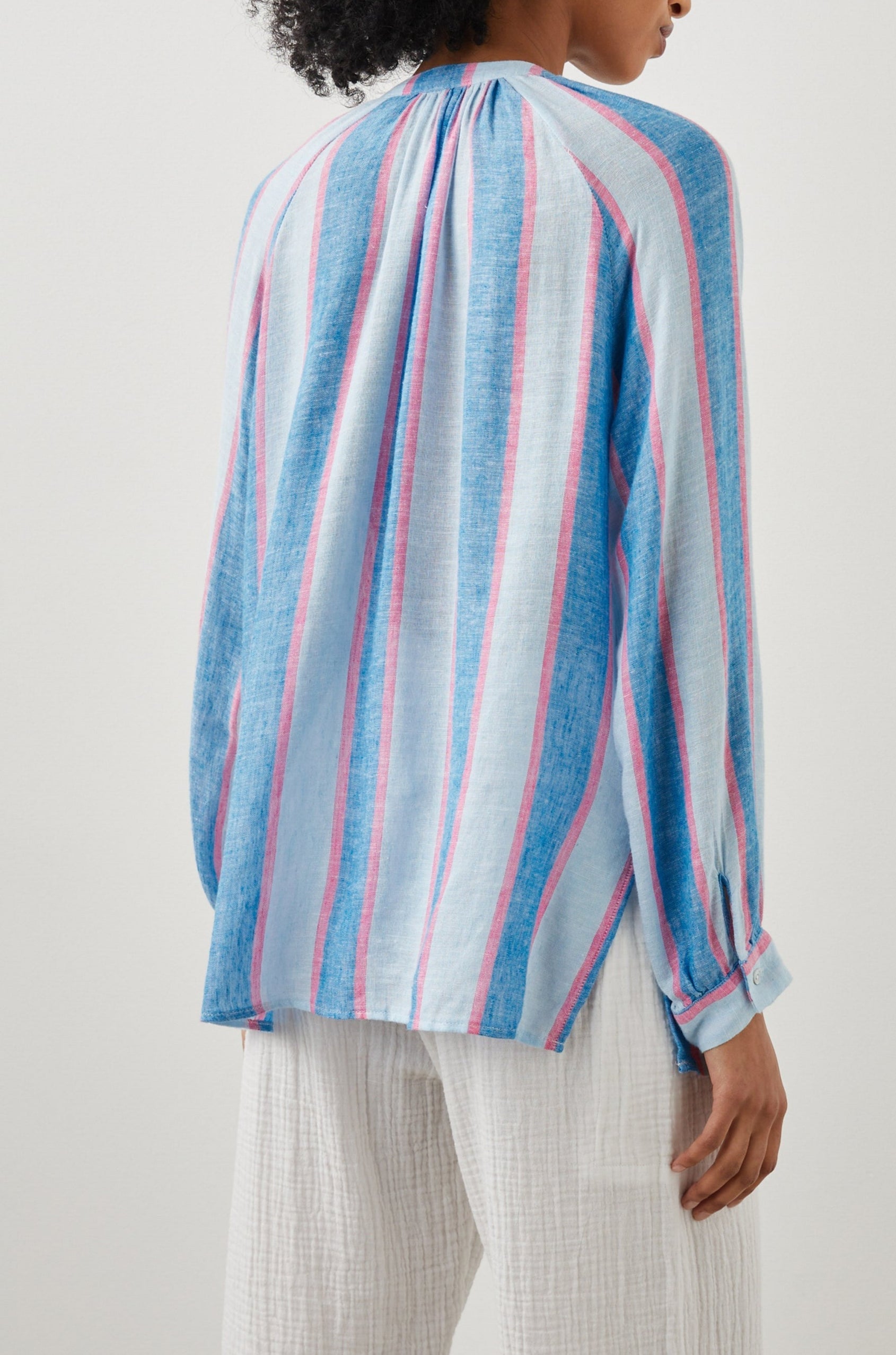 BRIELLE TOP - KONA STRIPE - BACK BODY