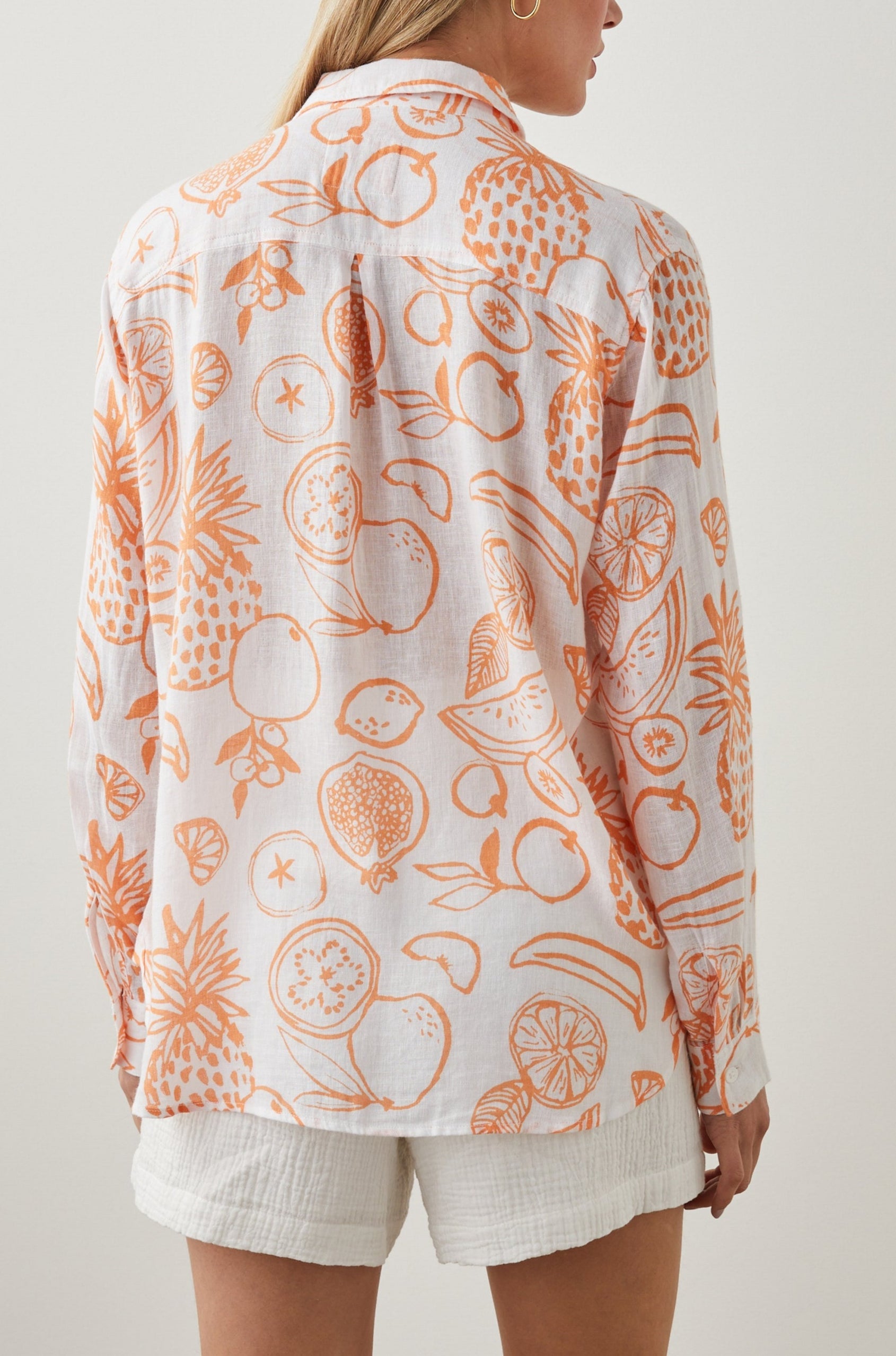 CHARLI ORANGE PAINTED FRUIT BACK