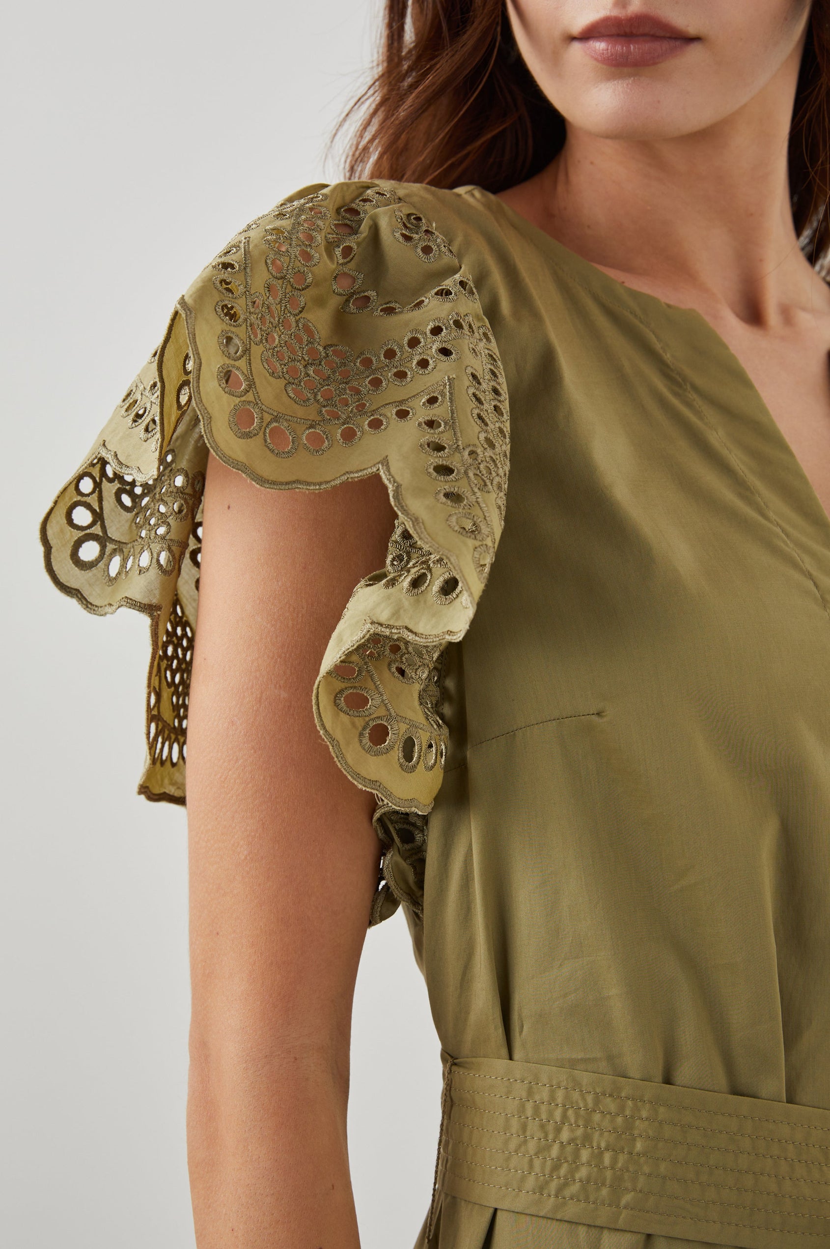 DARLENE DRESS CANTEEN EYELET - DETAIL