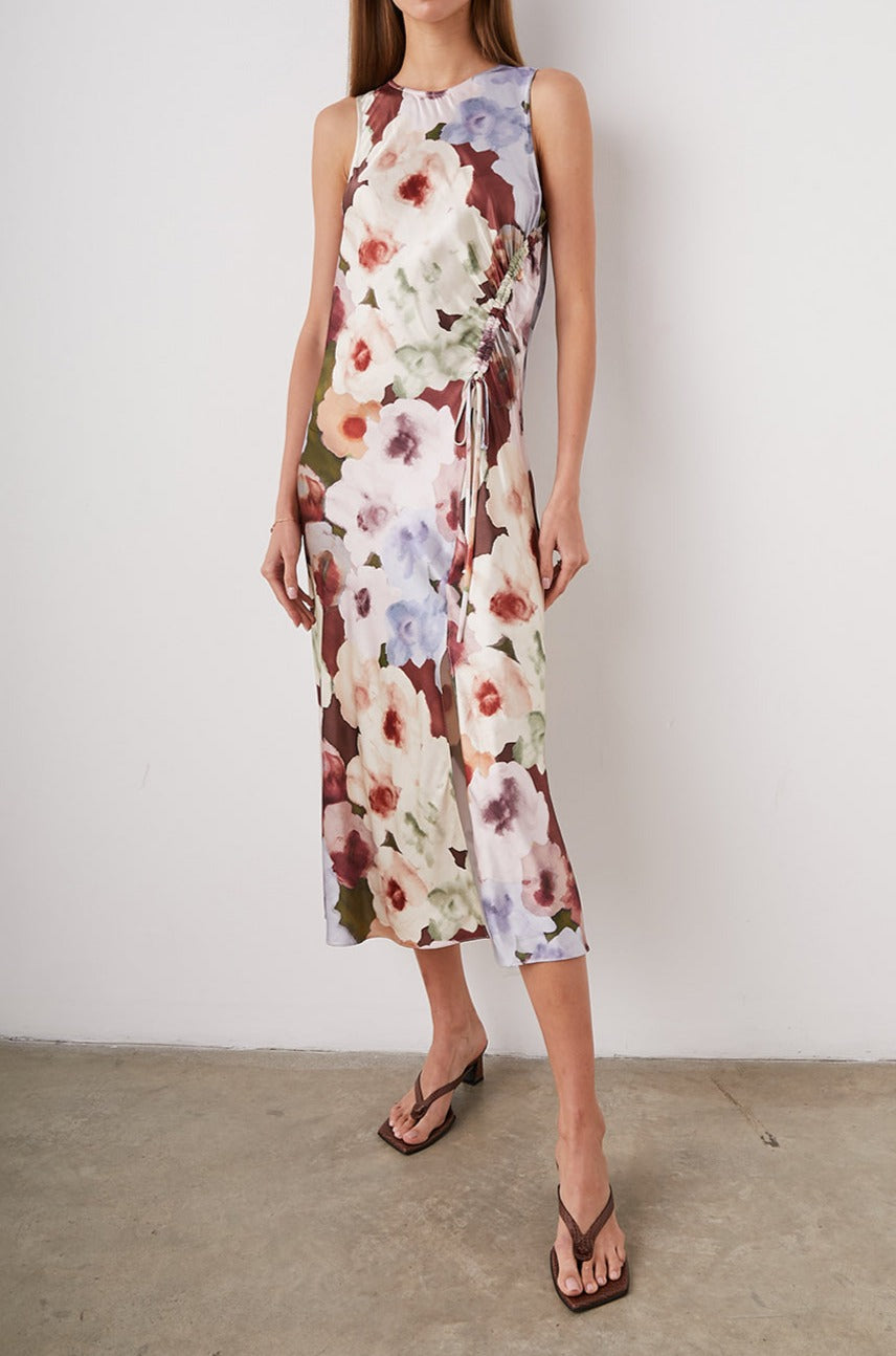 GABRIELLA DRESS PAINTED ROSE - FRONT BODY