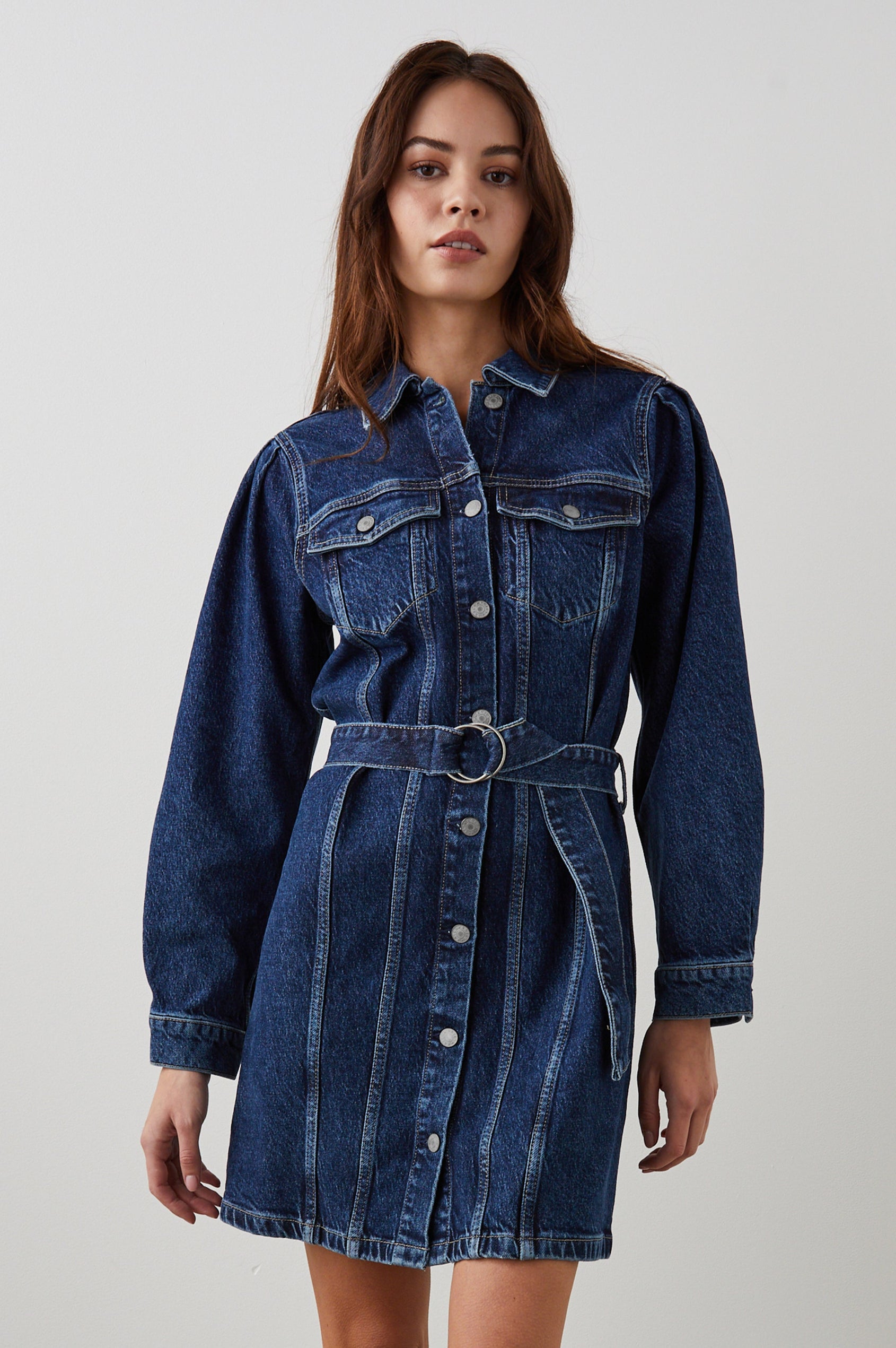 GRIFFITH DRESS COLLEGIATE BLUE - FRONT