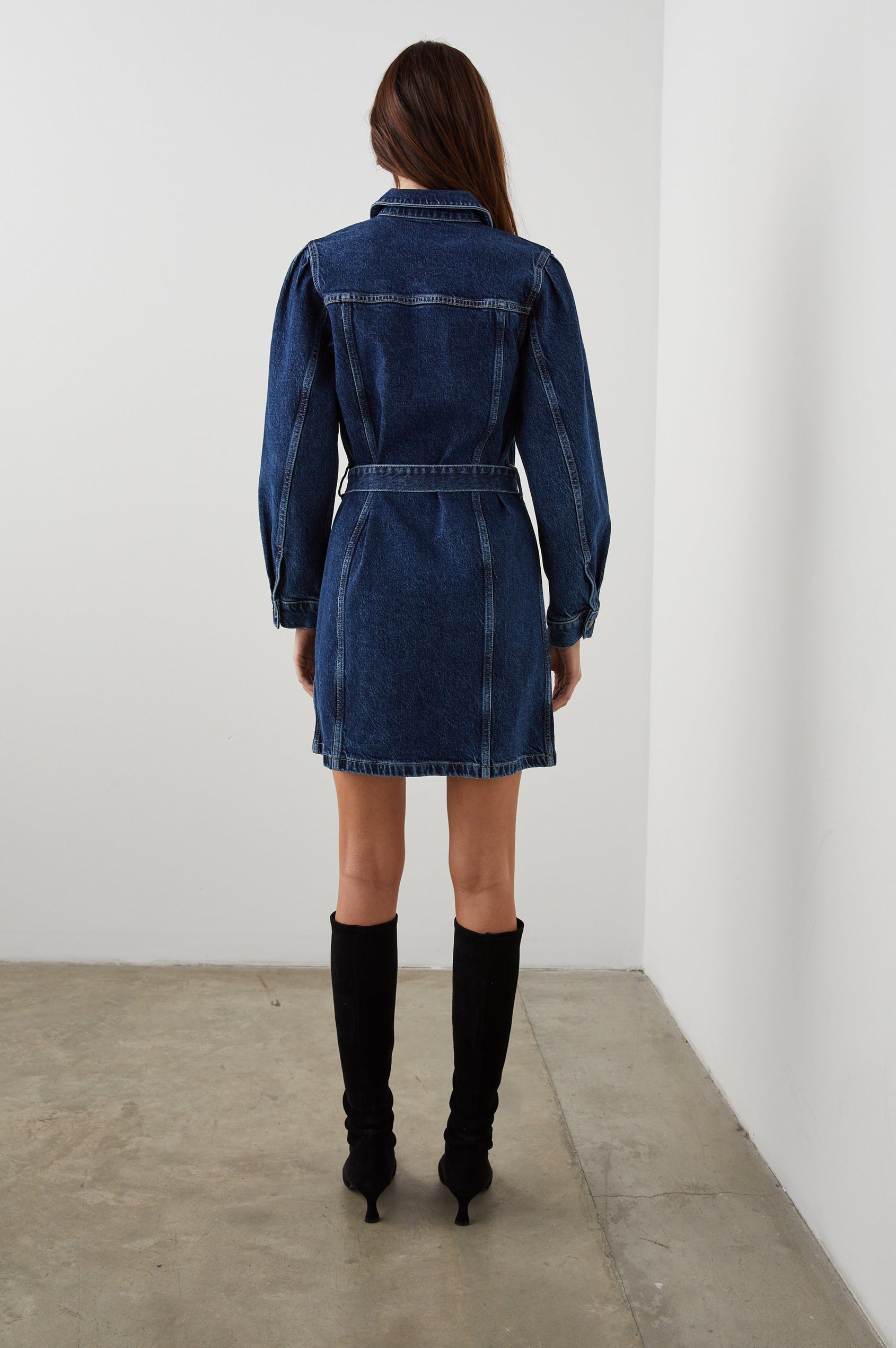 GRIFFITH DRESS COLLEGIATE BLUE - BACK