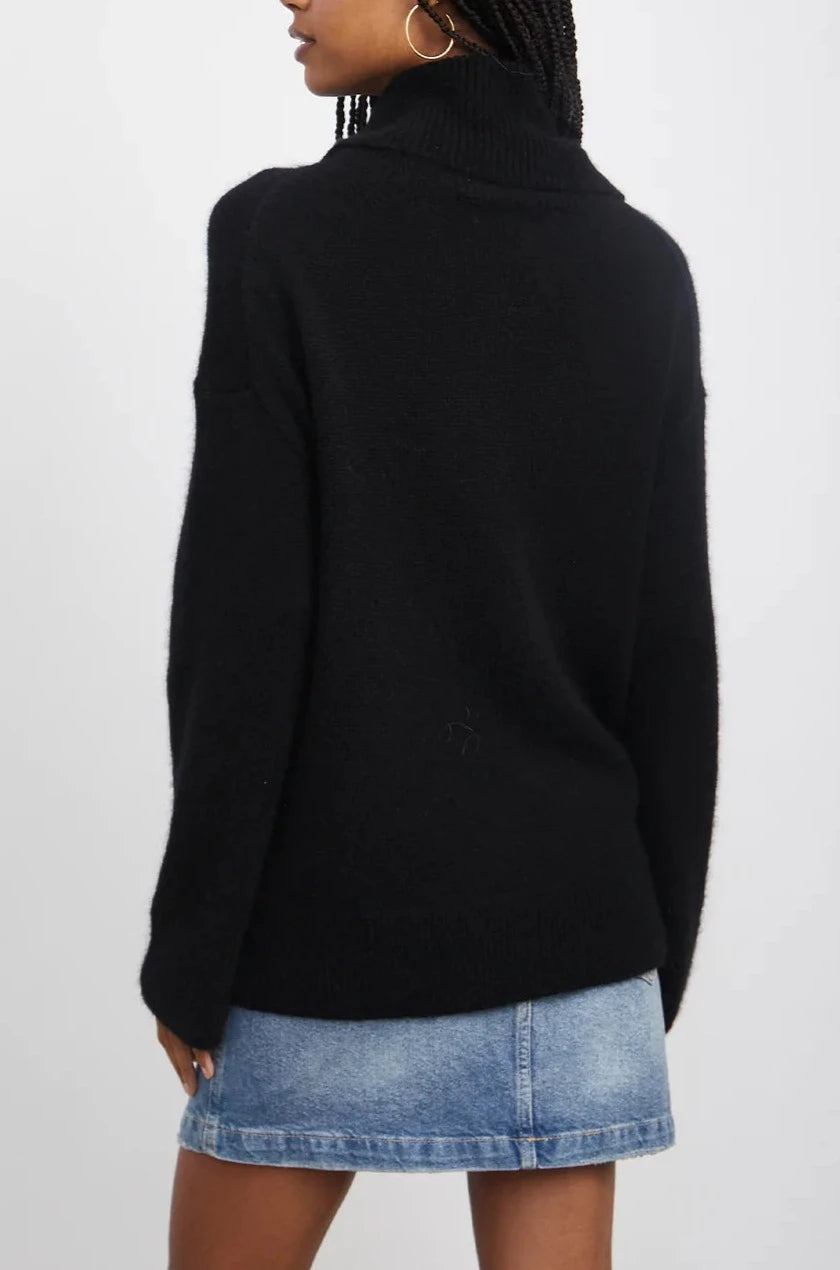 IMOGEN BLACK SWEATER-BACK