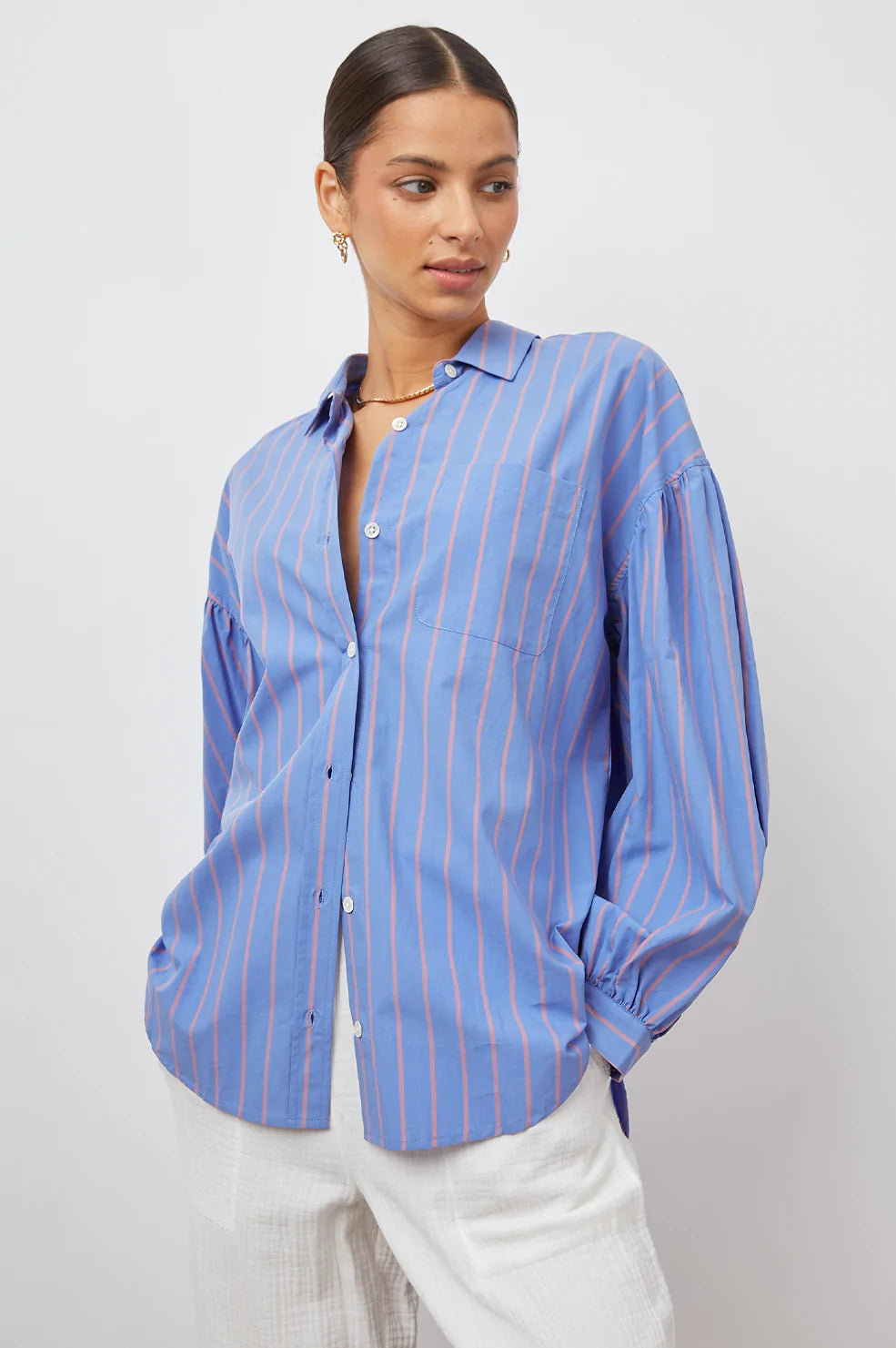 JANAE SHIRT LIMA STRIPE - FRONT BODY