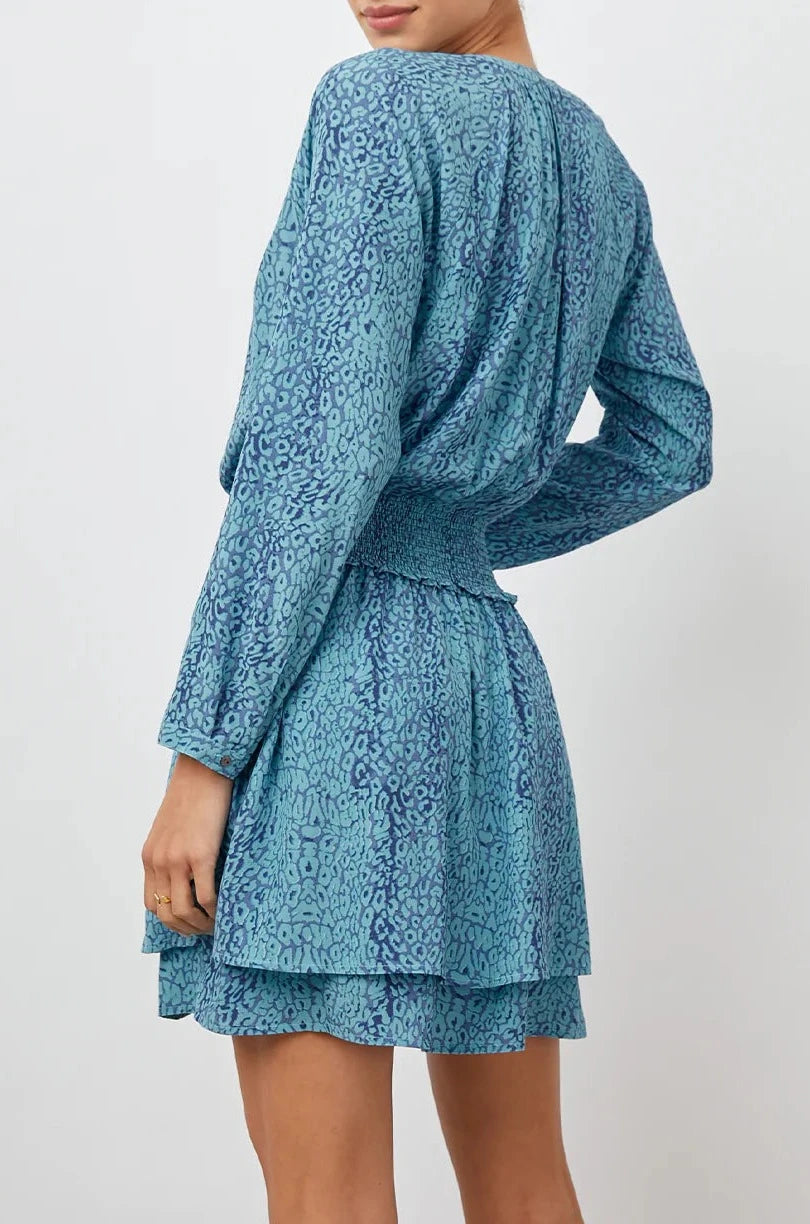 JASMINE JEWEL CHEETAH DRESS- BACK
