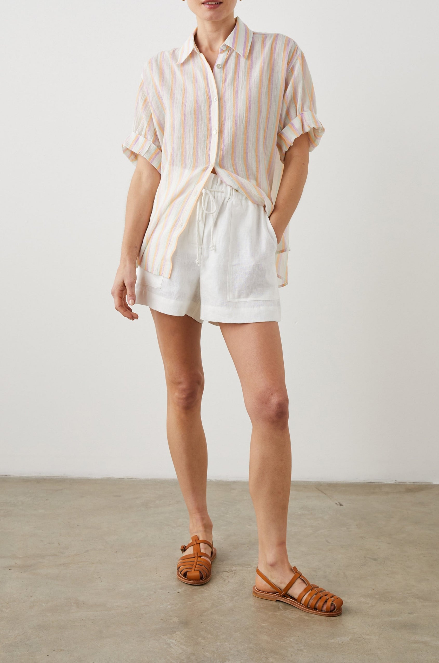 JOJO SHIRT MALTA STRIPE - FULL FRONT BODY