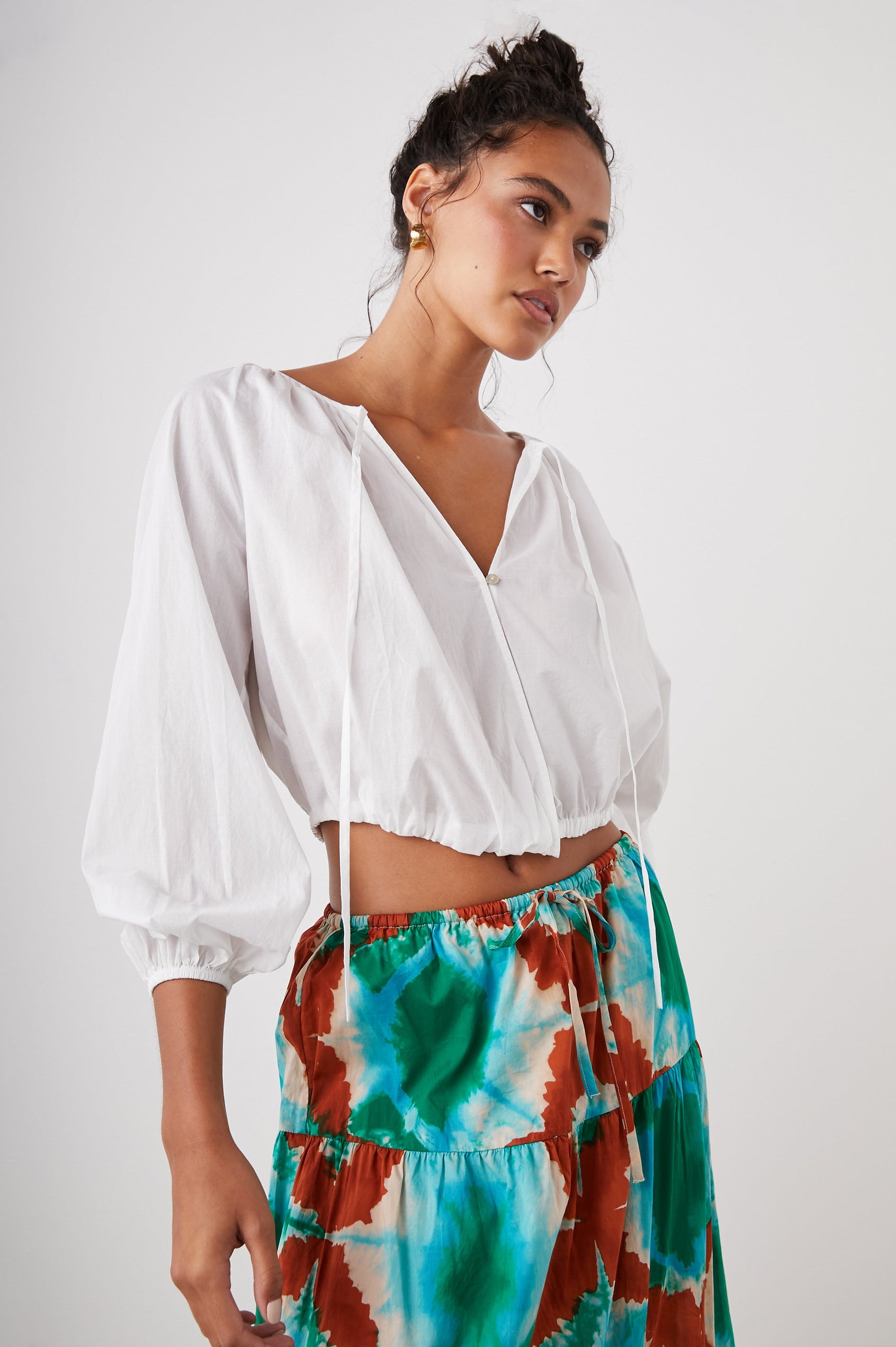 KATIA TOP BEACH WHITE - FRONT BODY