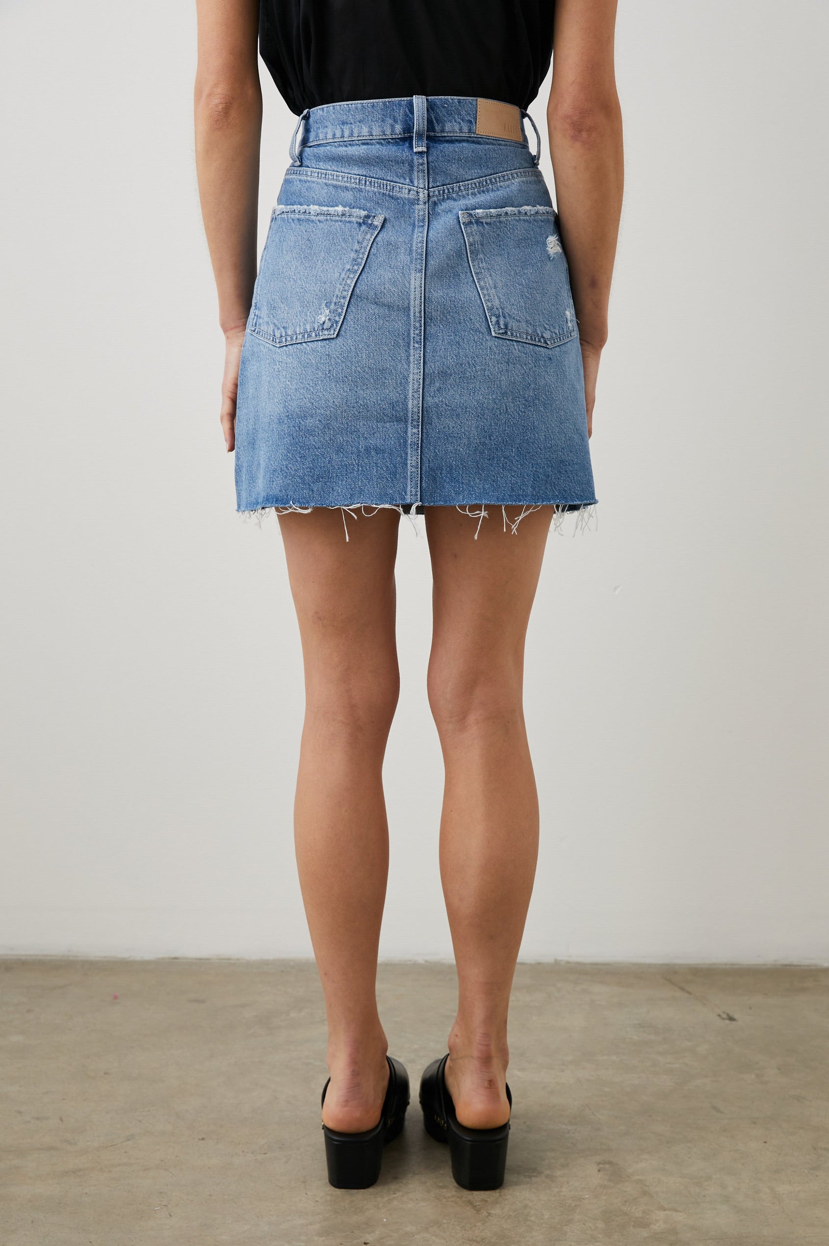 LAUREL SKIRT MARINA DISTRESS - BACK