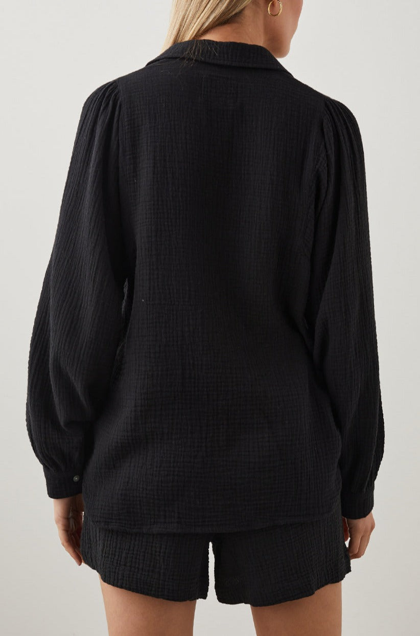 LAUREN SHIRT BLACK - BACK
