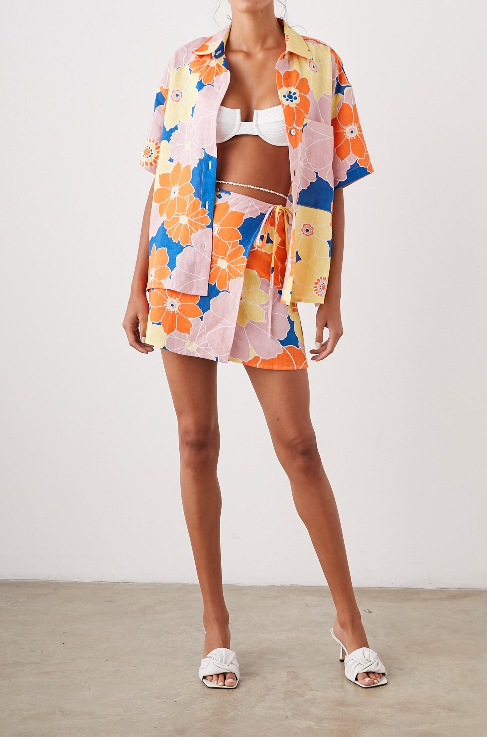 MACKINLEY SHIRT FLOWER POWER - FRONT FULL BODY