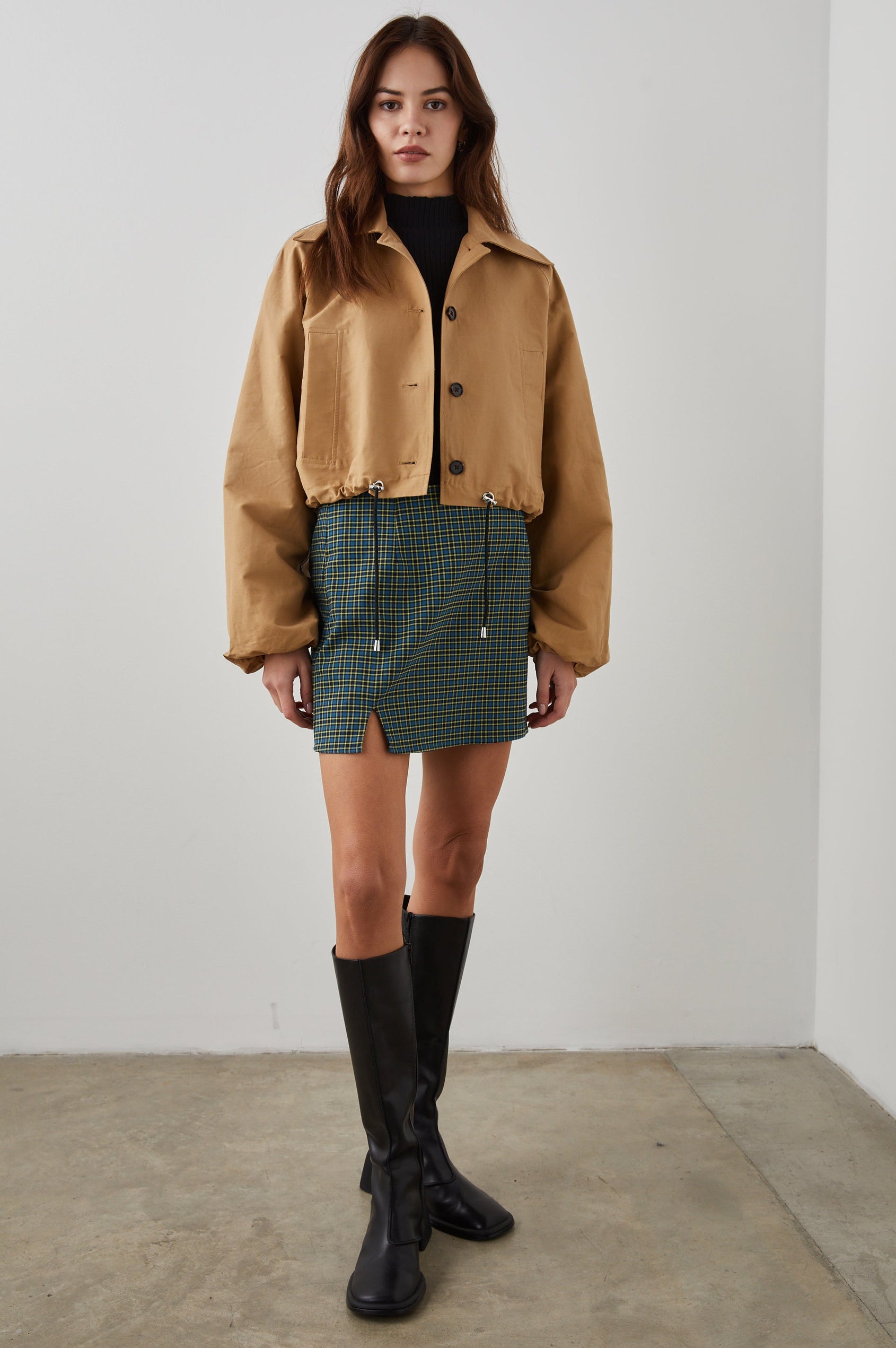 NORTH JACKET CAMEL - FULL FRONT BODY