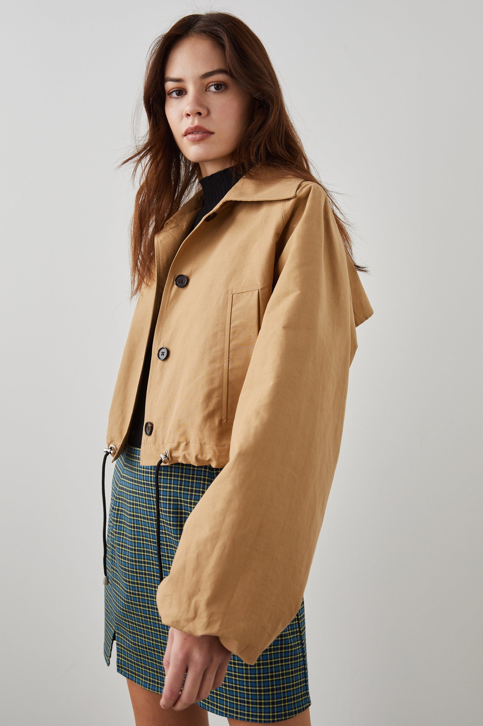 NORTH JACKET CAMEL - SIDE ANGLE
