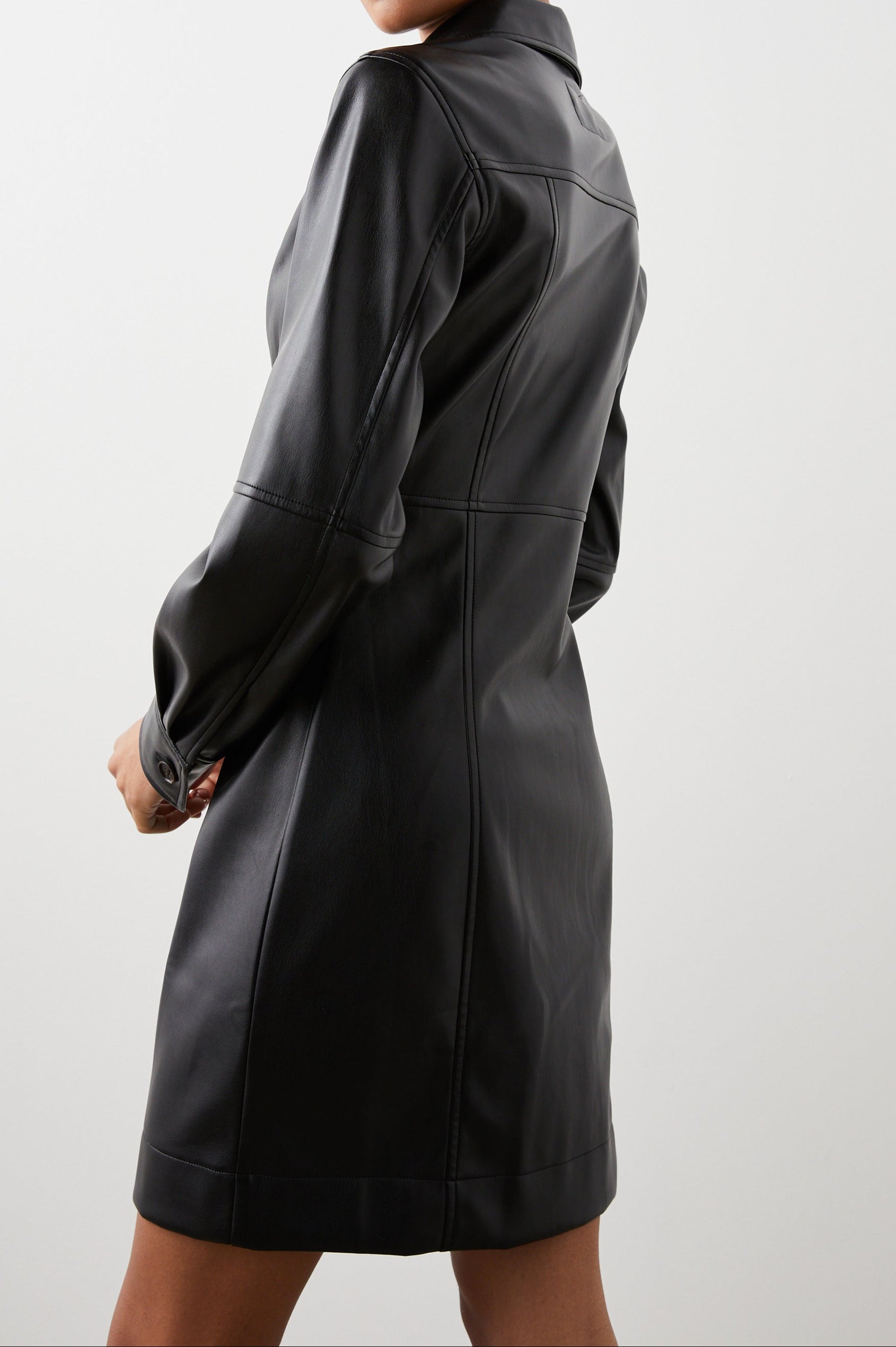 RUBY DRESS BLACK - BACK